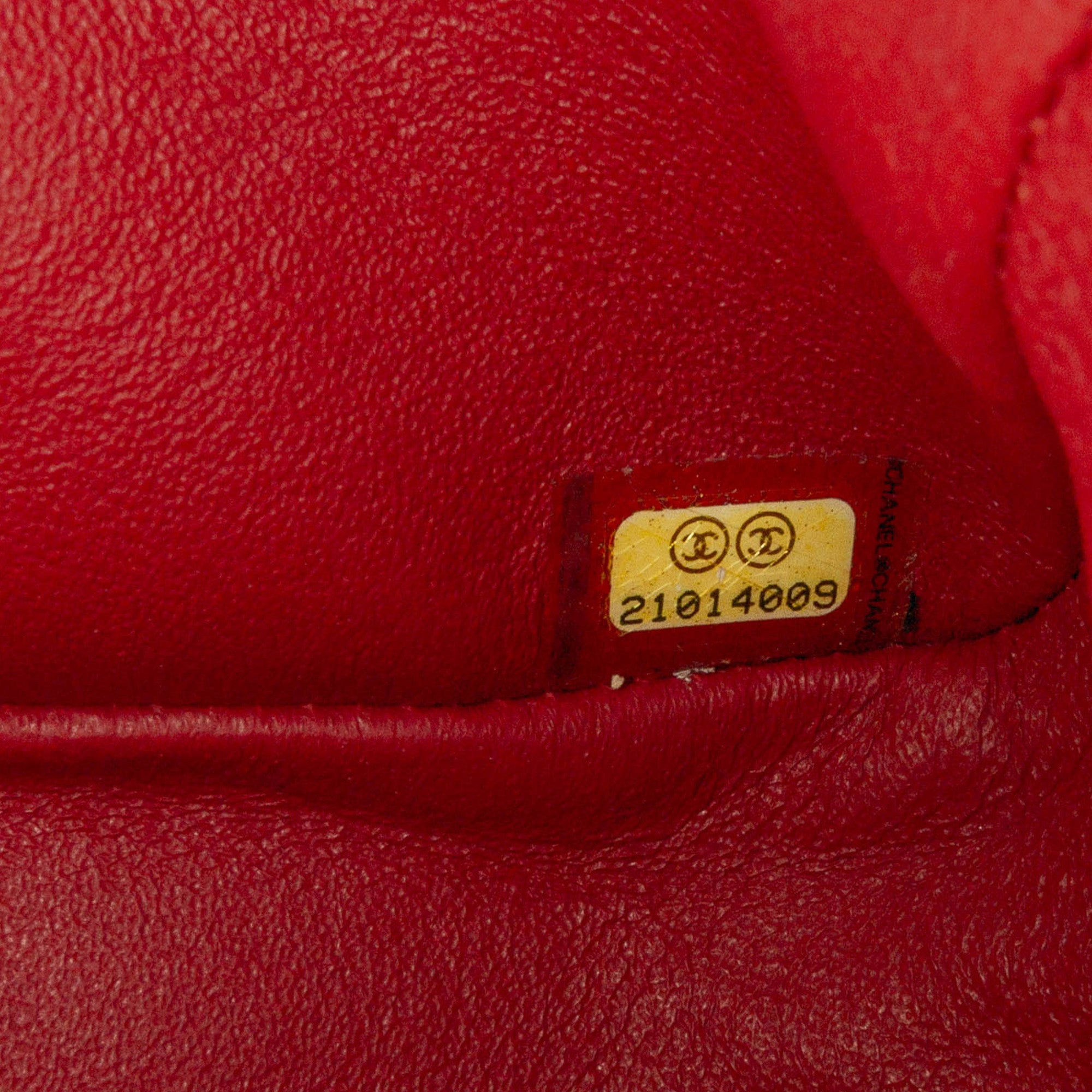 Chanel Mini Square Classic Chevron Lambskin Single Flap - image 5