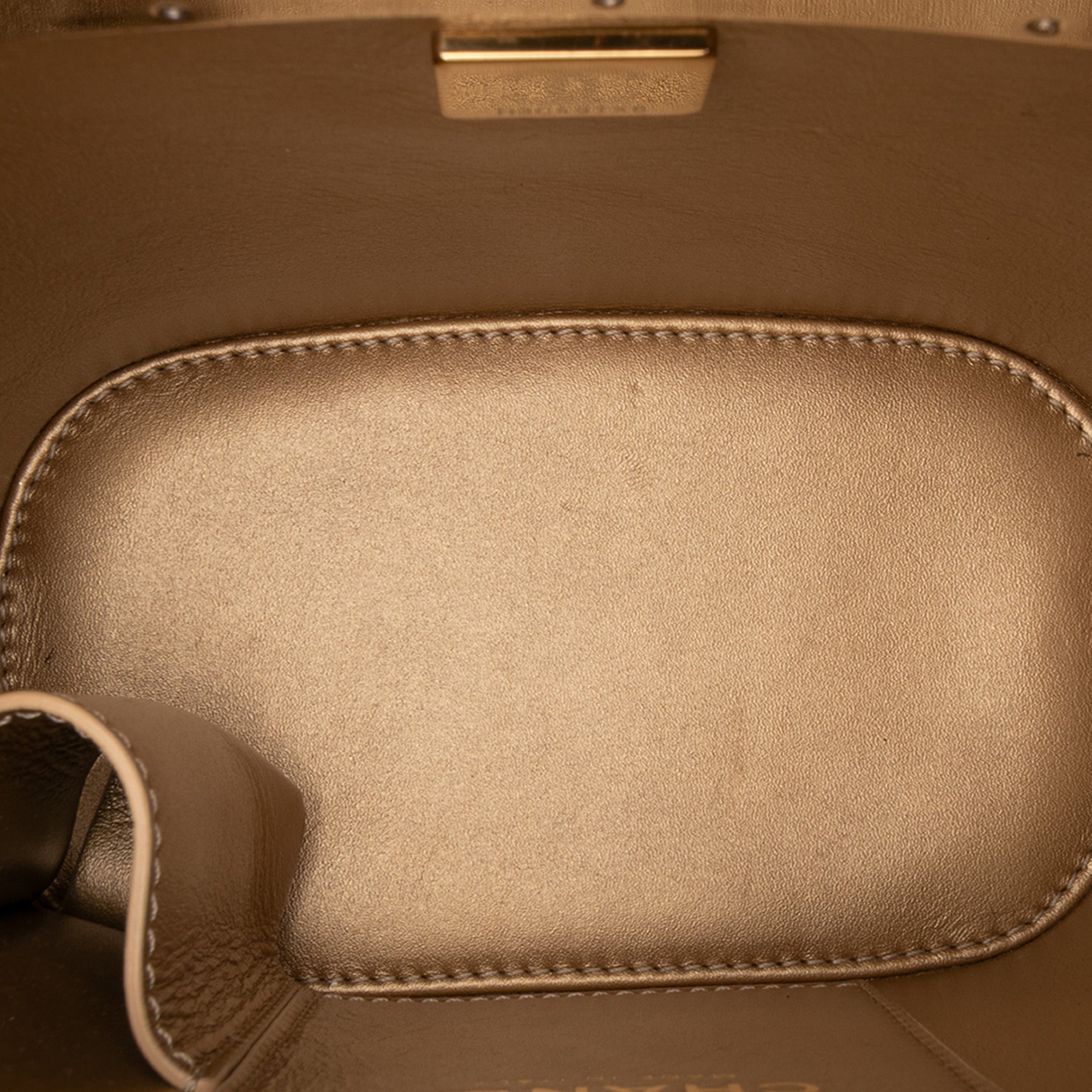 Chanel Quilted Patent Logo Chain Vanity Case - image 4