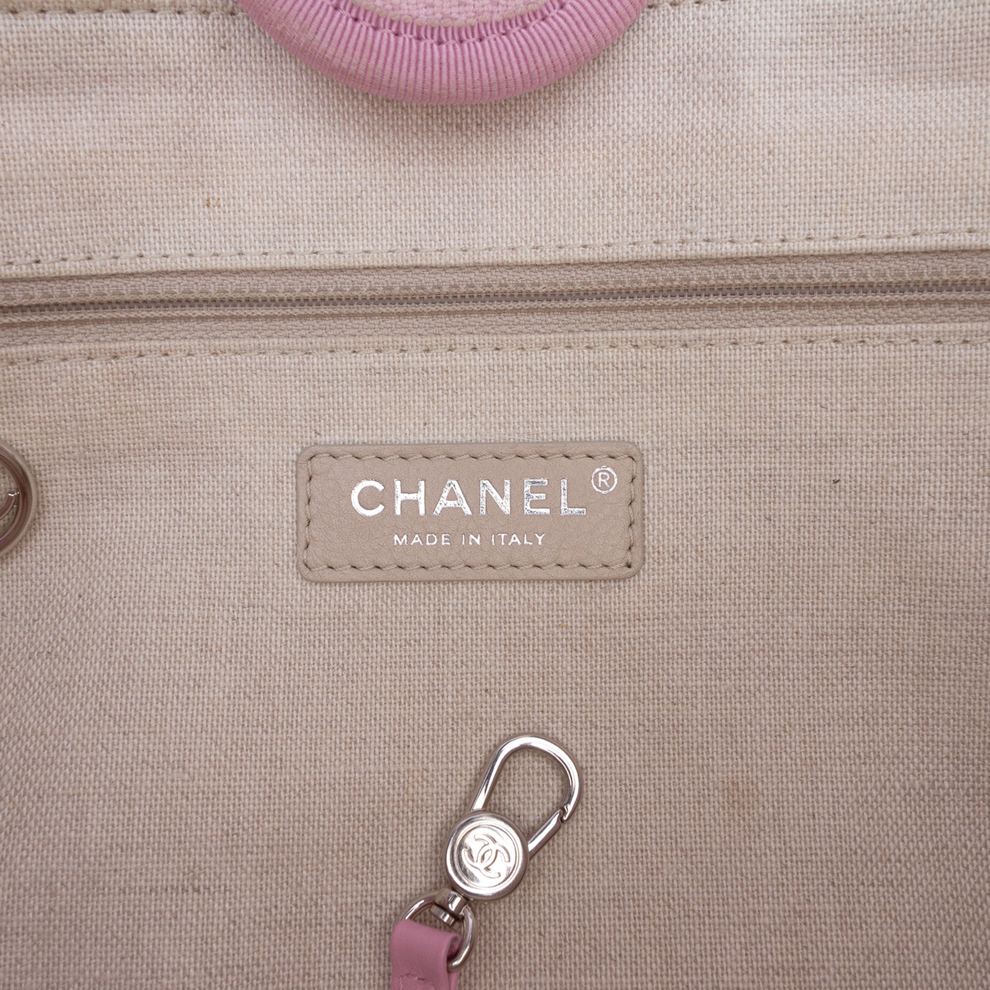 Chanel Small Canvas Deauville Tote - image 5