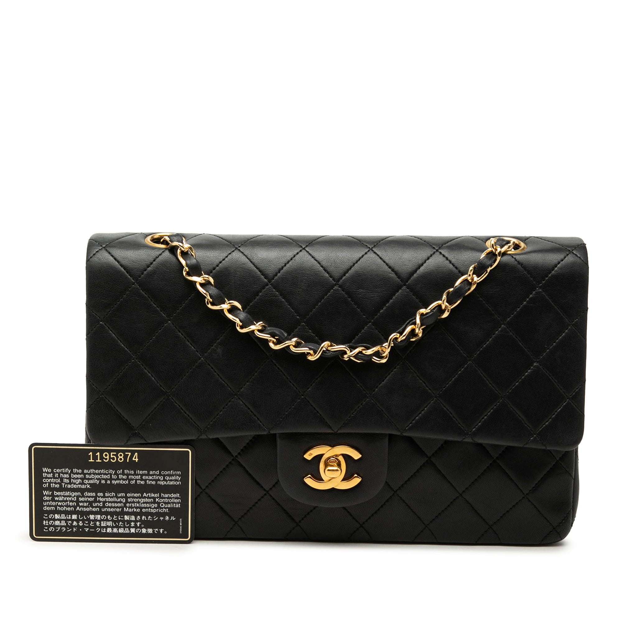 Chanel Medium Classic Lambskin Double Flap - image 8