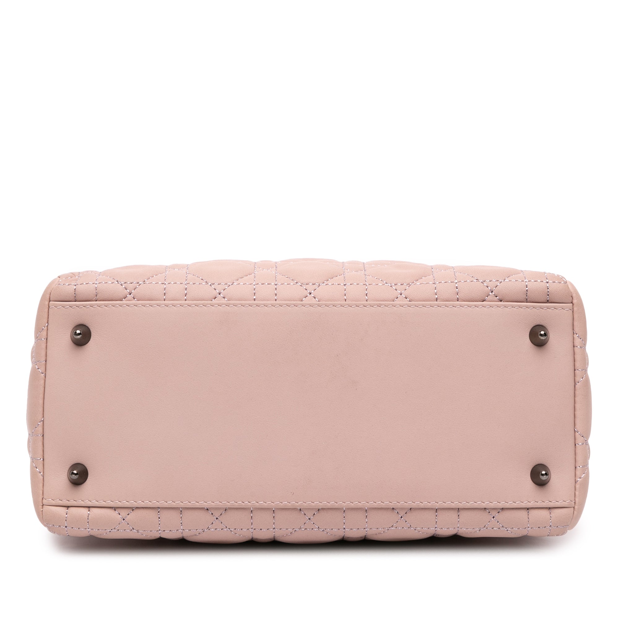 Dior Medium Lambskin Cannage Lady Dior - image 3