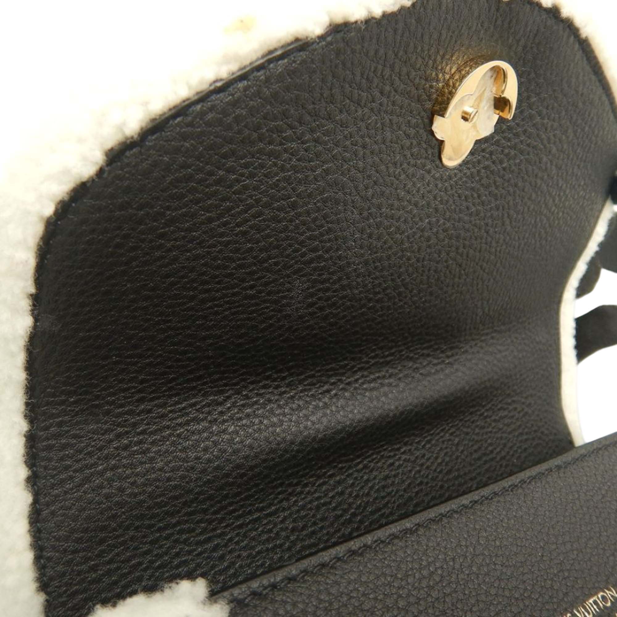 Louis Vuitton Shearling Trimmed Grained Calfskin LV Pont 9 Soft PM - image 20