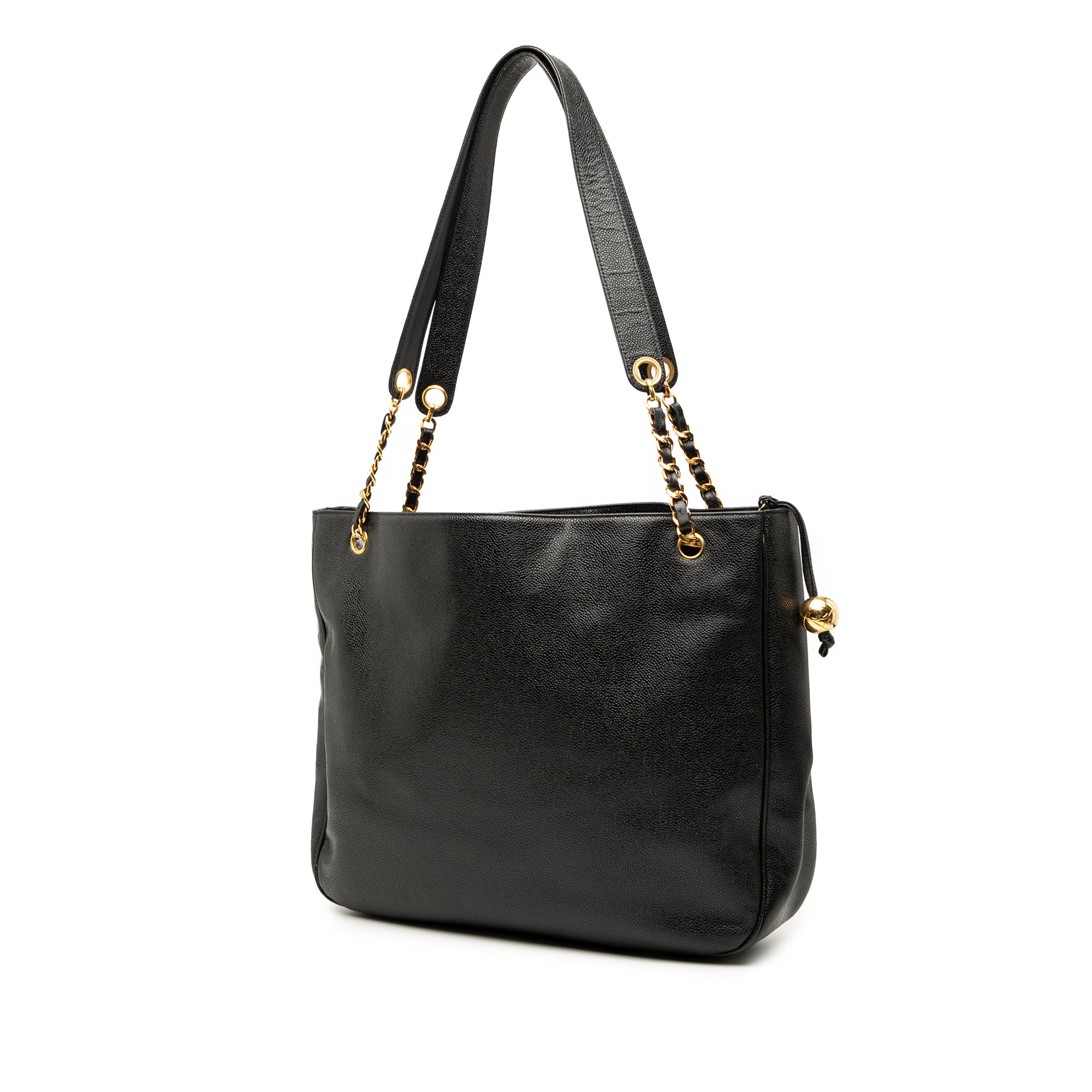 Chanel CC Caviar Chain Tote - image 2