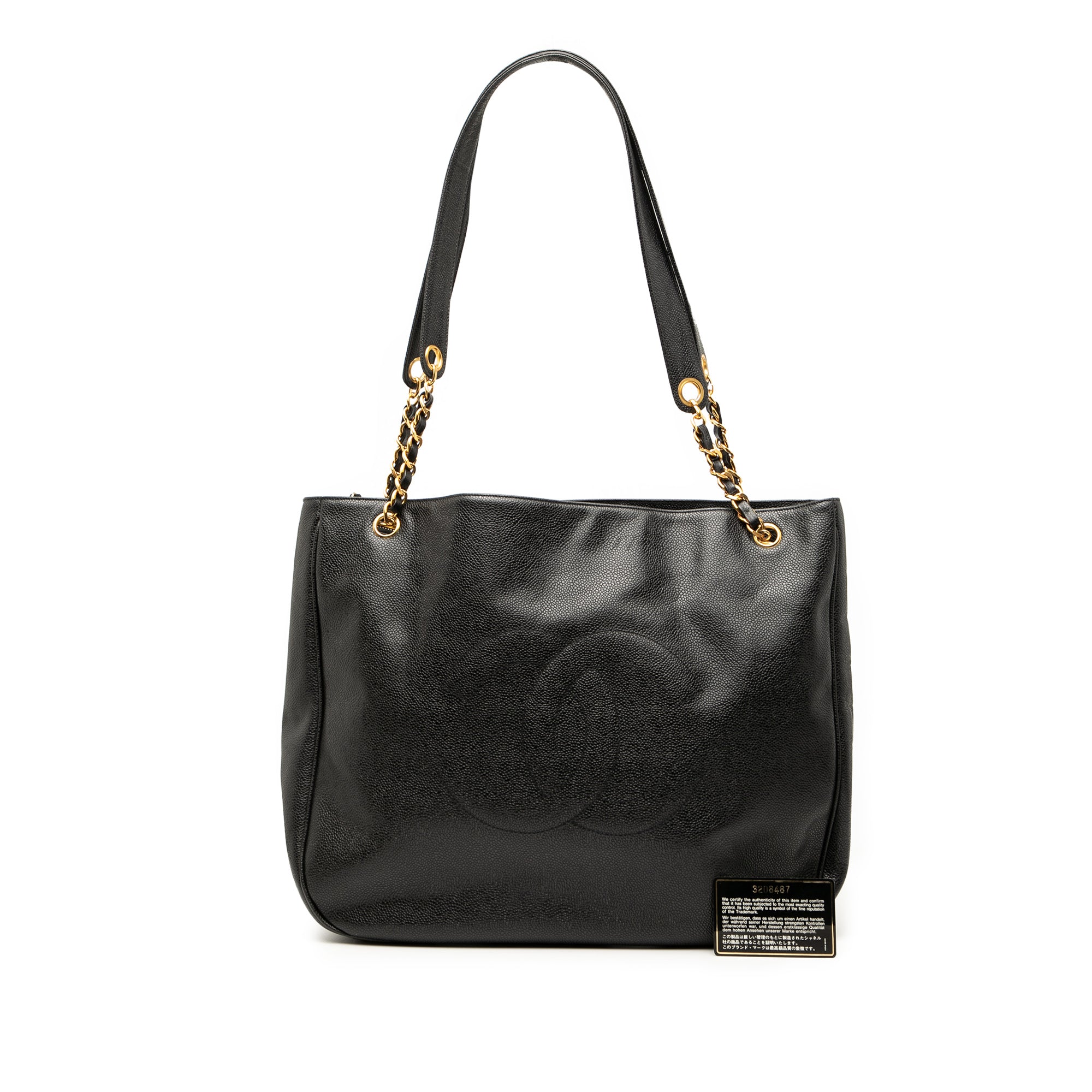 Chanel CC Caviar Chain Tote - image 8
