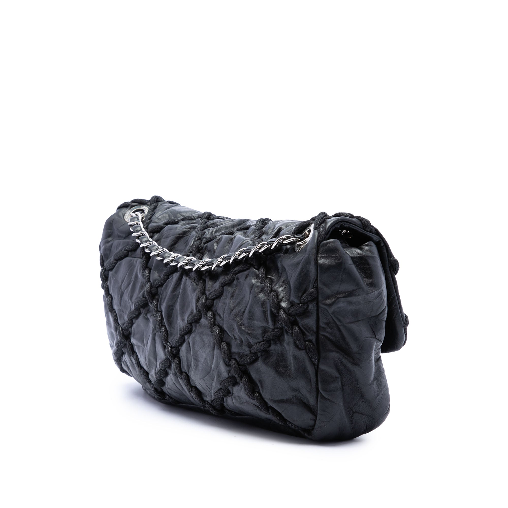 Chanel Medium Quilted Crinkled Calfskin Ultra Stitch Flap - image 2