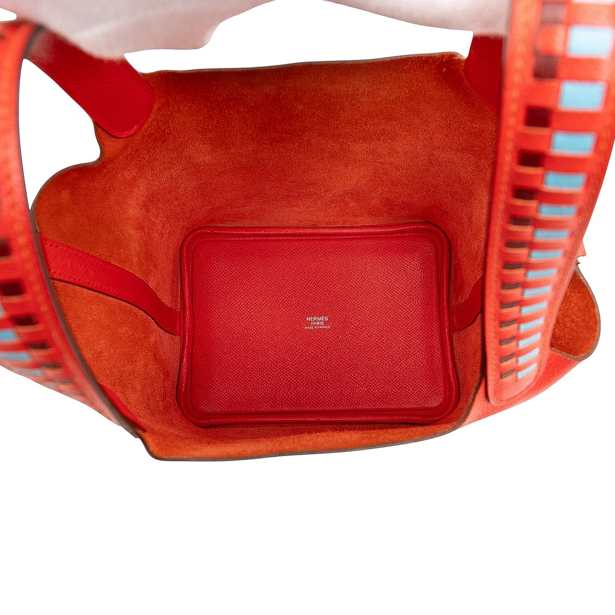 Hermès Epsom Tressage Picotin Lock 18 - image 4