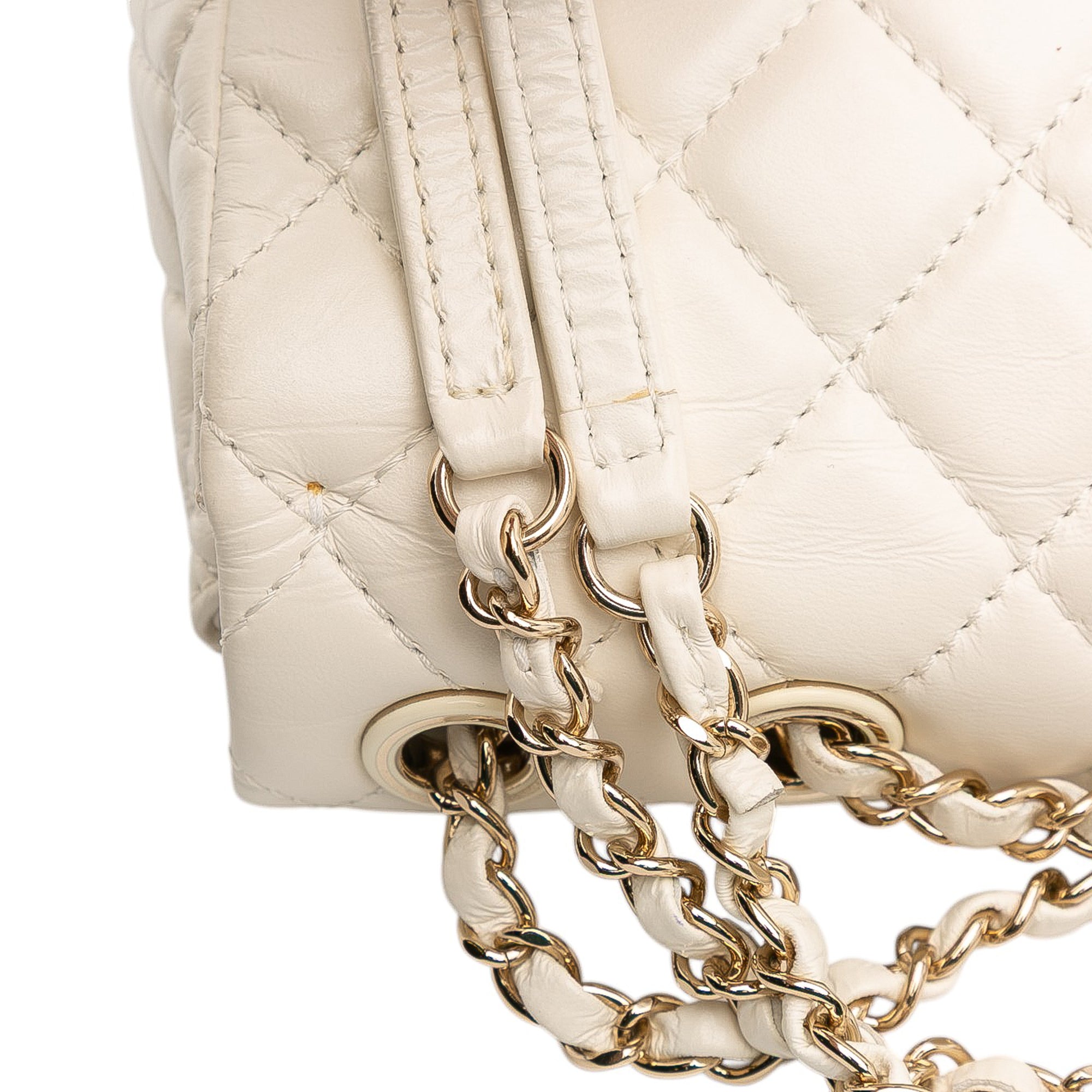 Chanel Small Mix Quilted Aged Calfskin New Clutch Flap - image 11