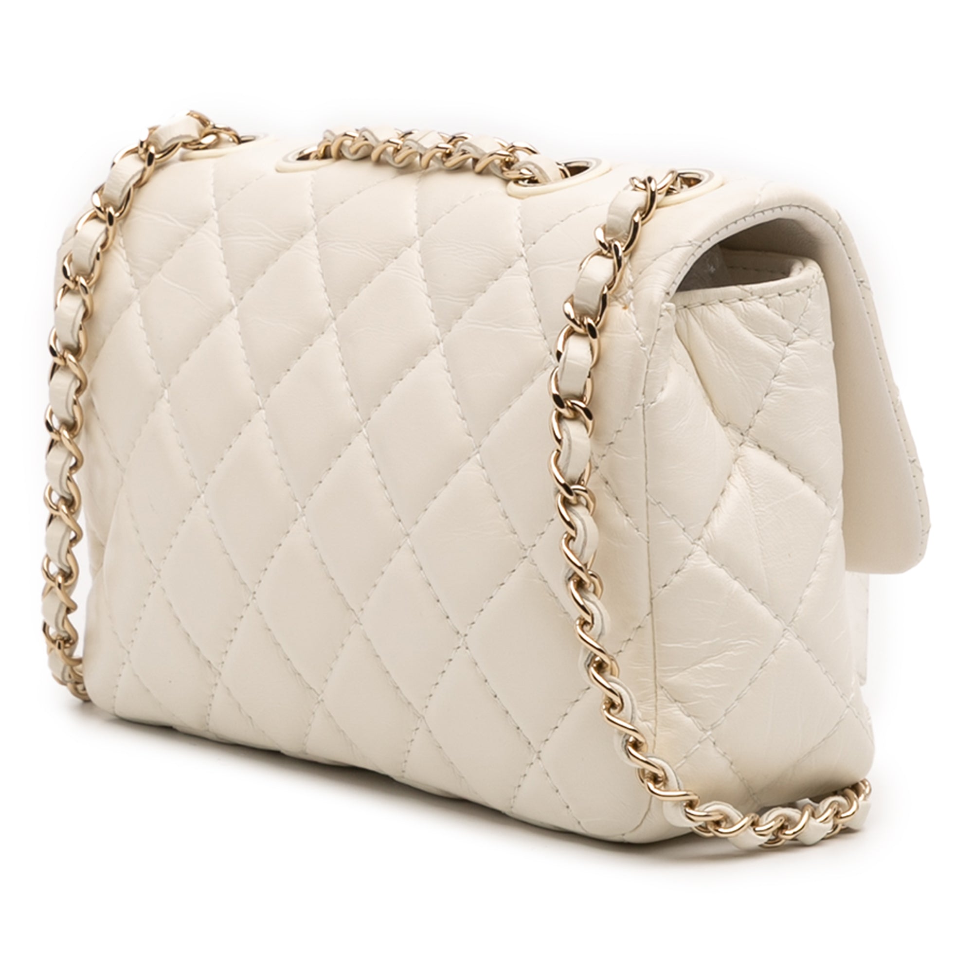 Chanel Small Mix Quilted Aged Calfskin New Clutch Flap - image 2