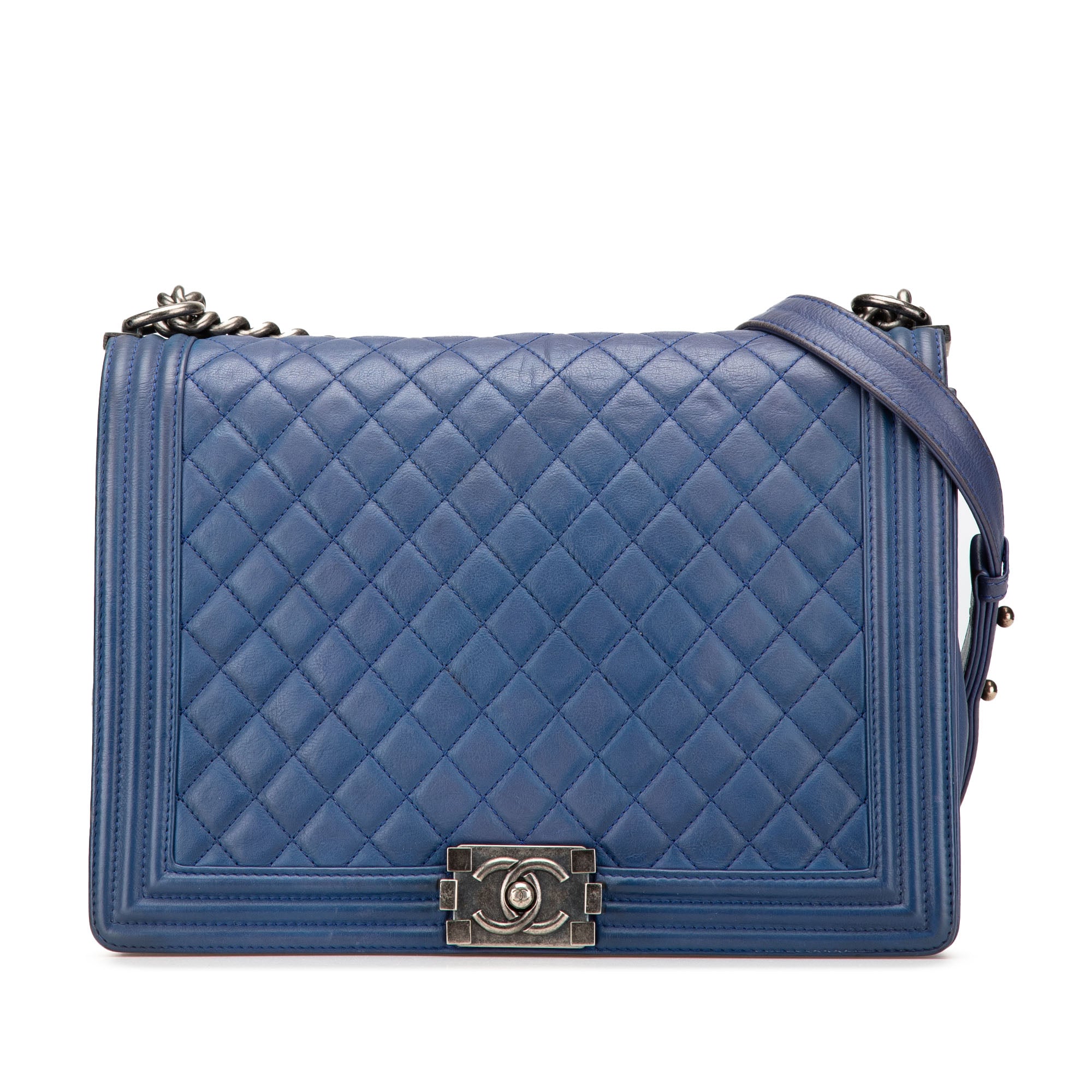 Chanel Large Quilted Lambskin Boy Flap - image 1