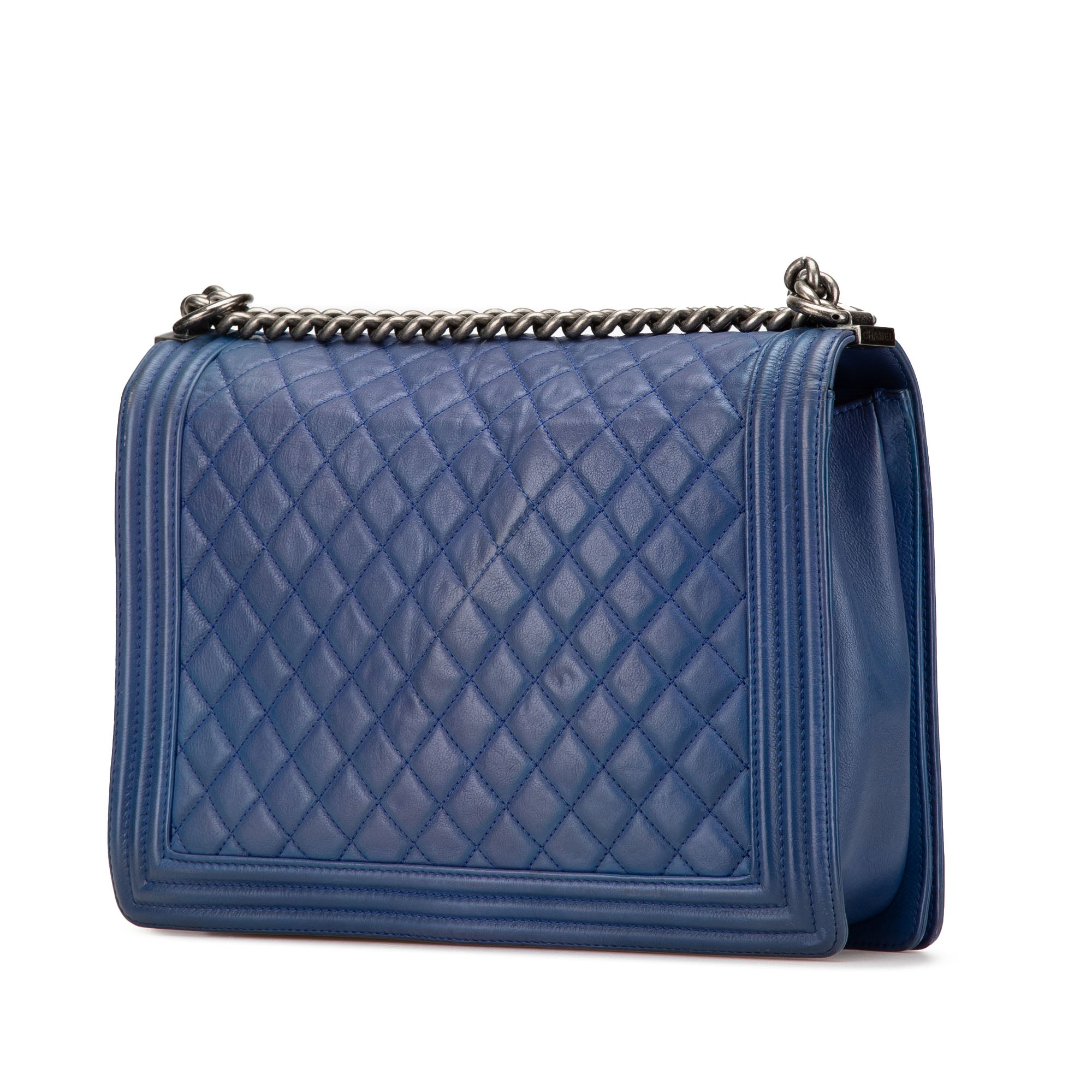 Chanel Large Quilted Lambskin Boy Flap - image 2