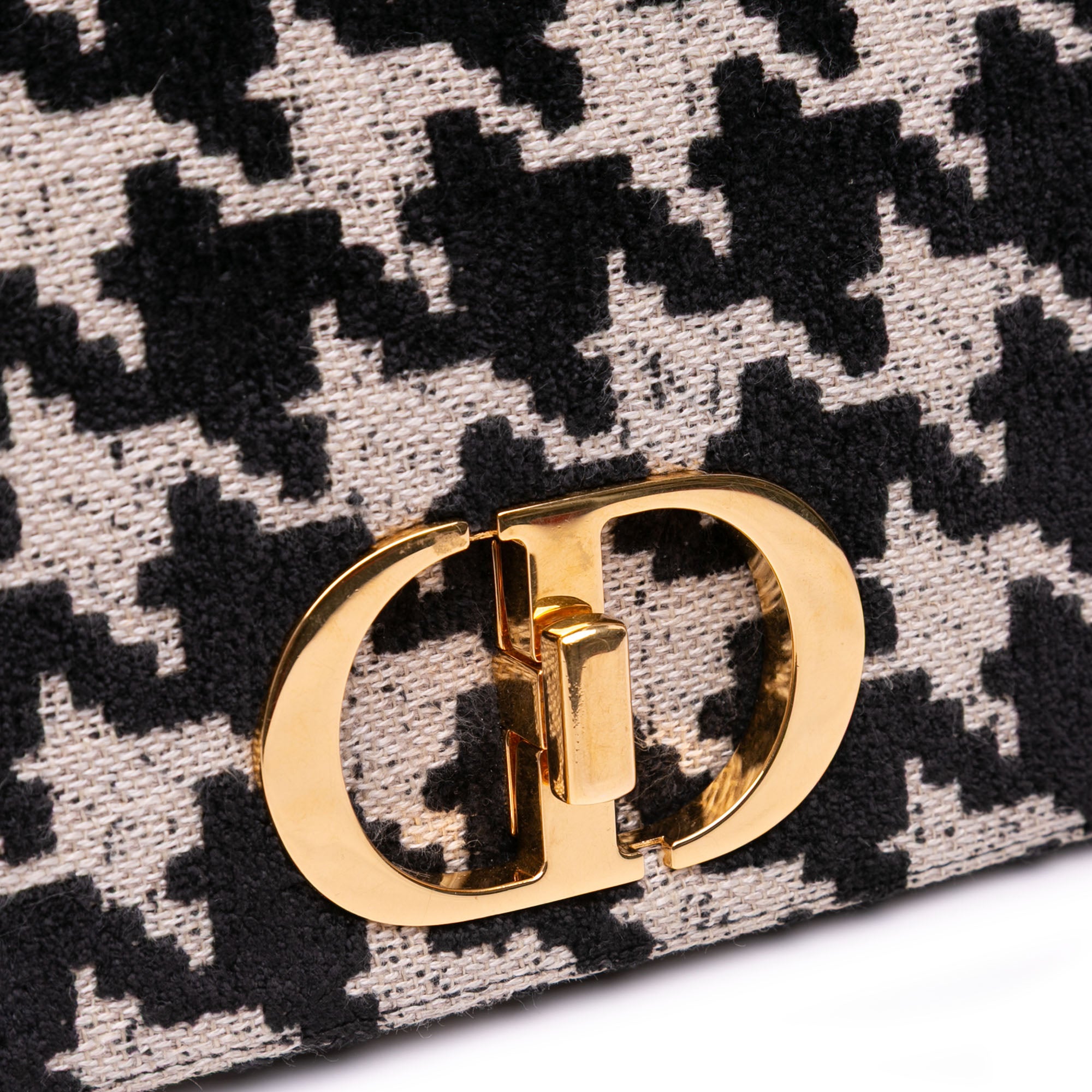 Dior Medium Technical Canvas Macro Houndstooth Caro Bag - image 8