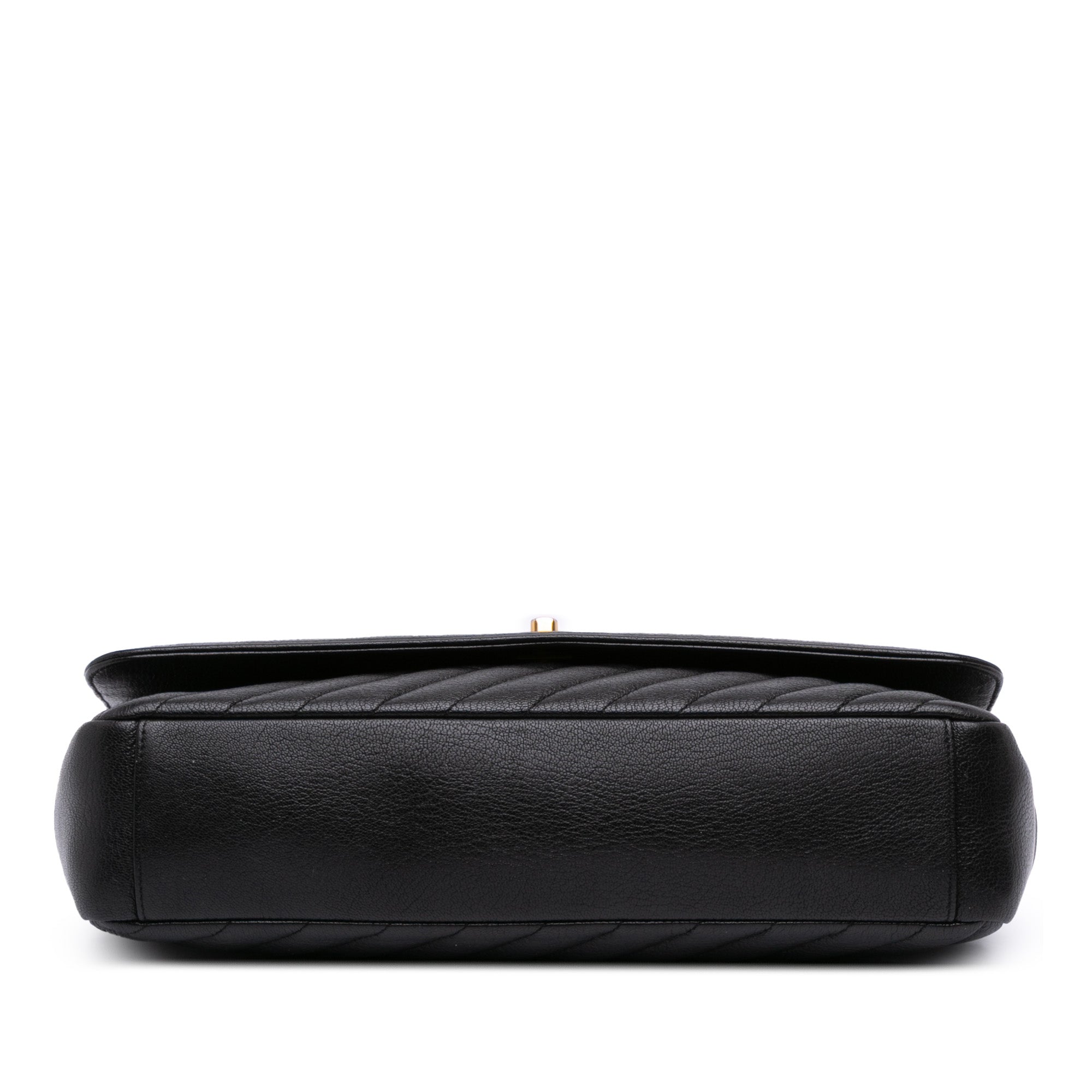 Chanel Large Diagonal Quilted Goatskin Flap - image 3