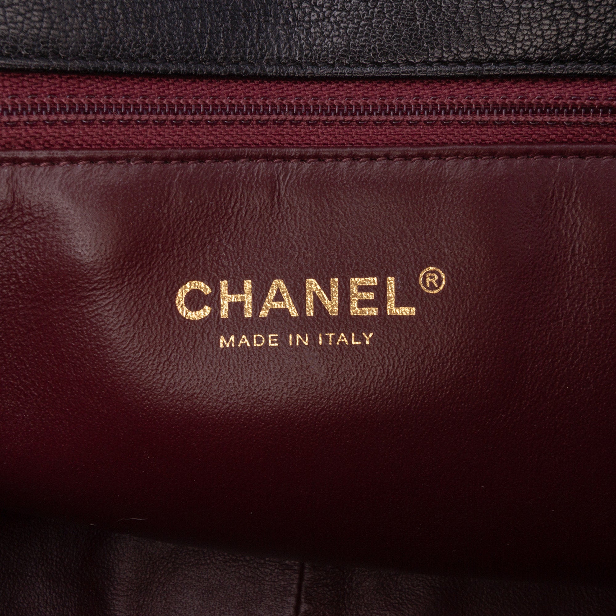 Chanel Large Diagonal Quilted Goatskin Flap - image 5
