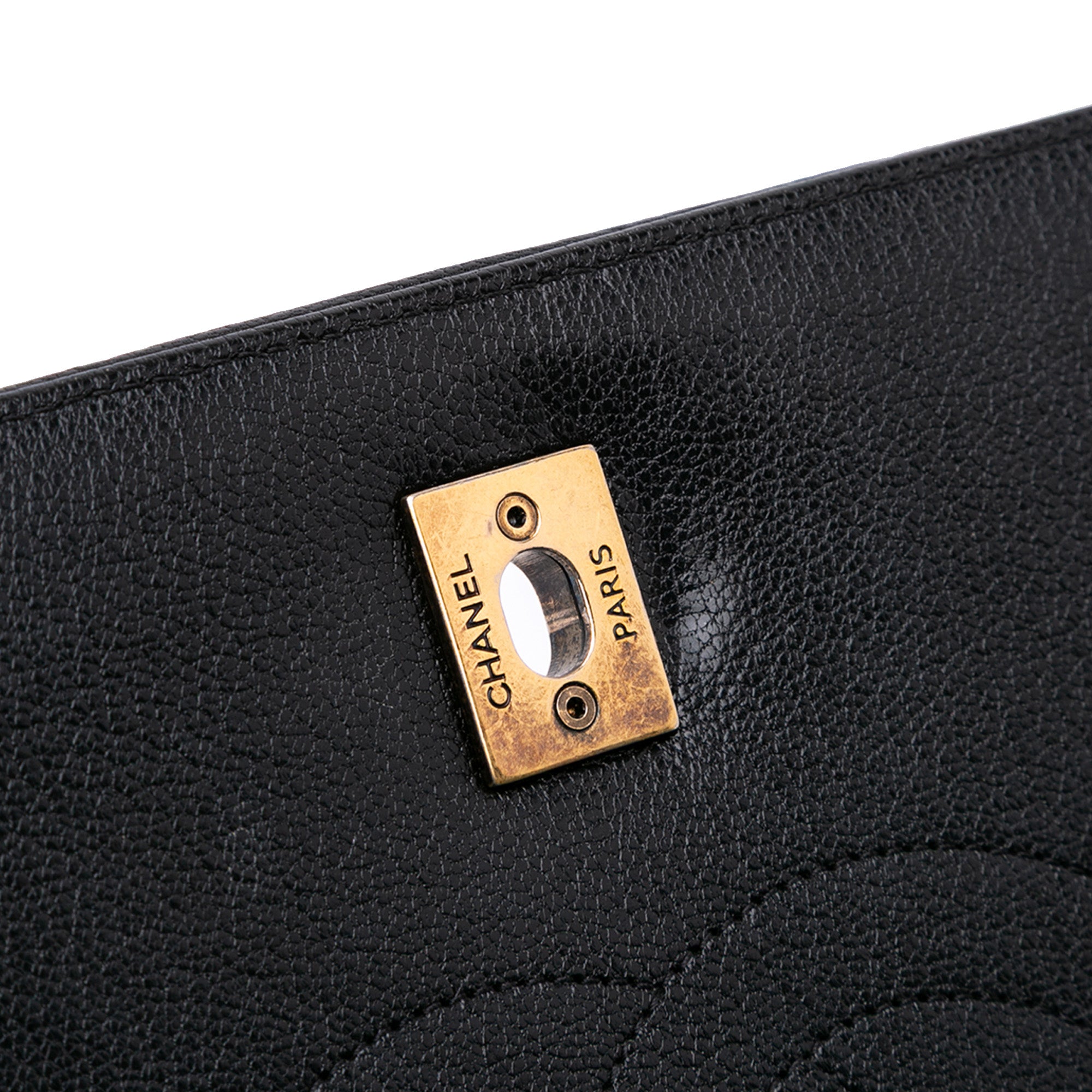 Chanel Large Diagonal Quilted Goatskin Flap - image 7