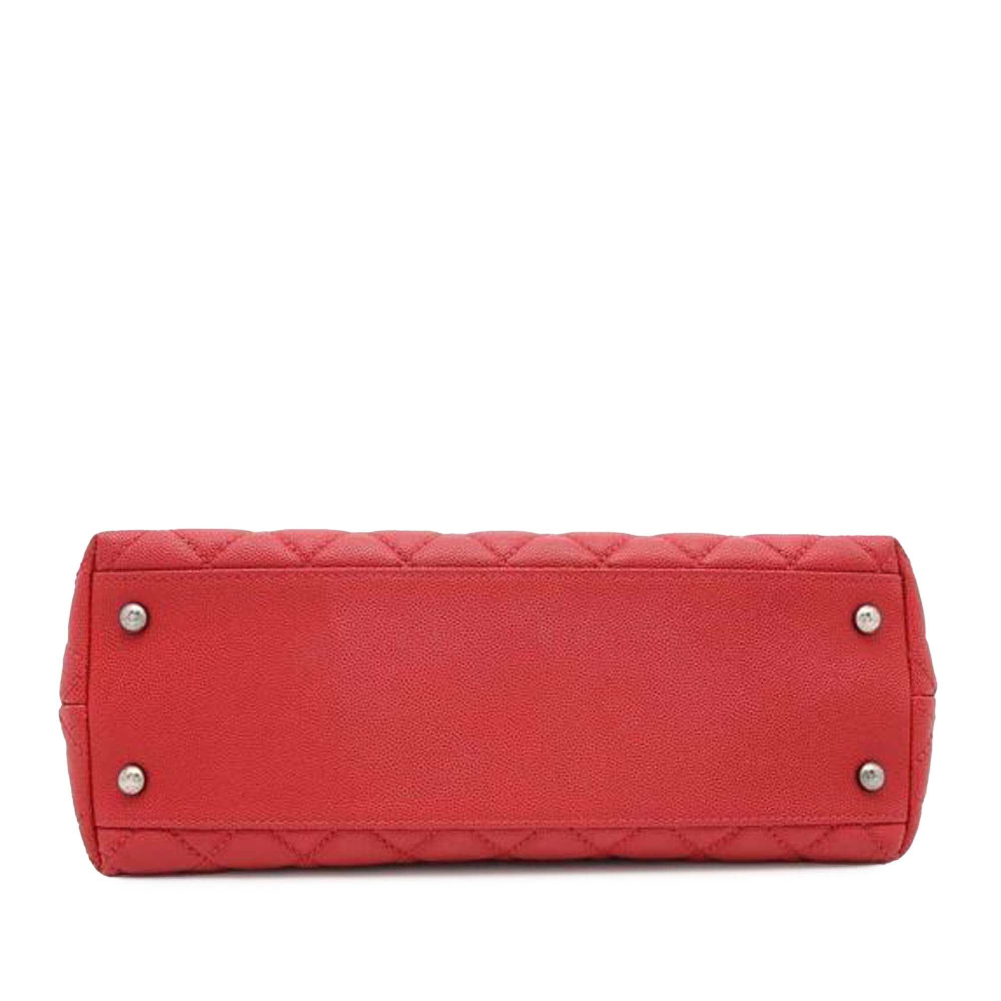 Chanel Small Caviar Coco Top Handle Bag - image 3