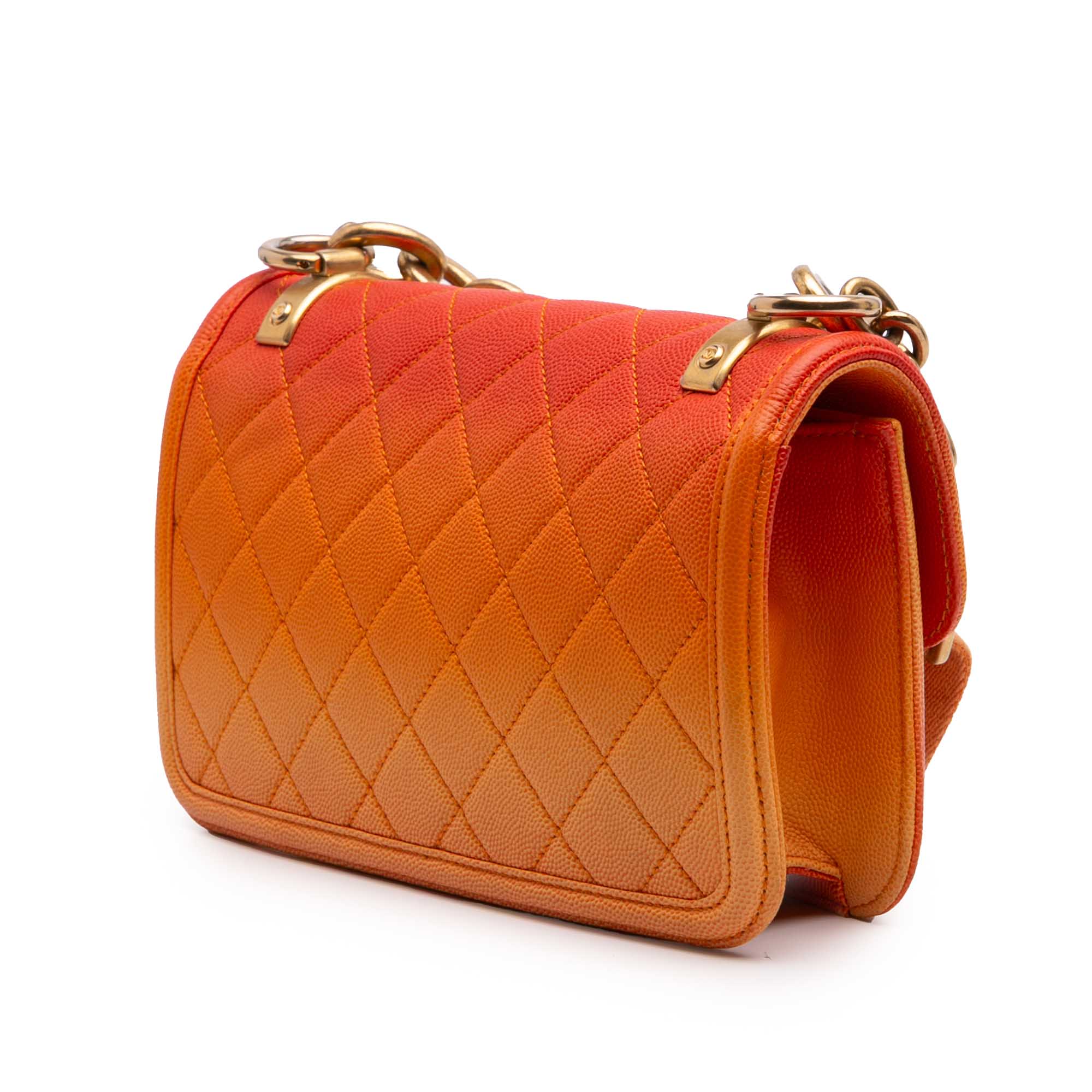Chanel Small Quilted Caviar Sunset On The Sea Flap - image 2