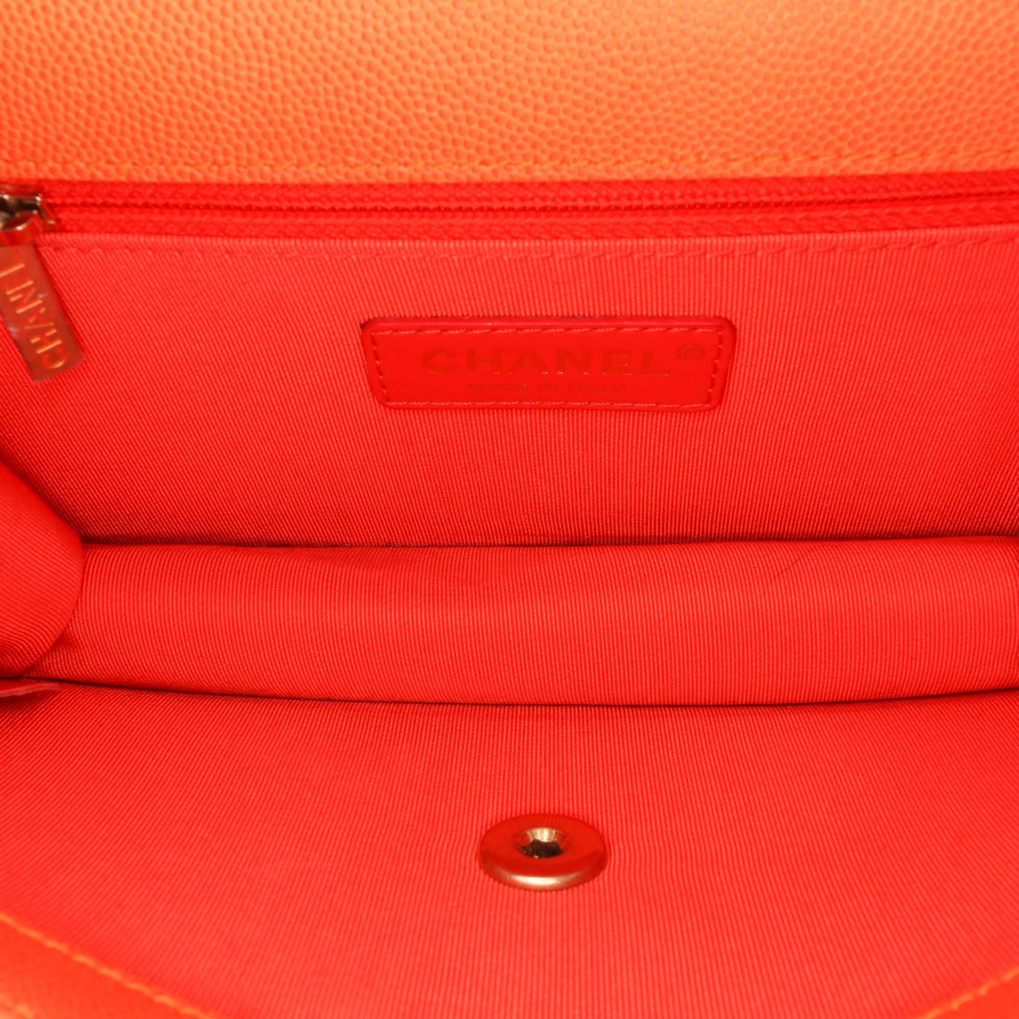 Chanel Small Quilted Caviar Sunset On The Sea Flap - image 4