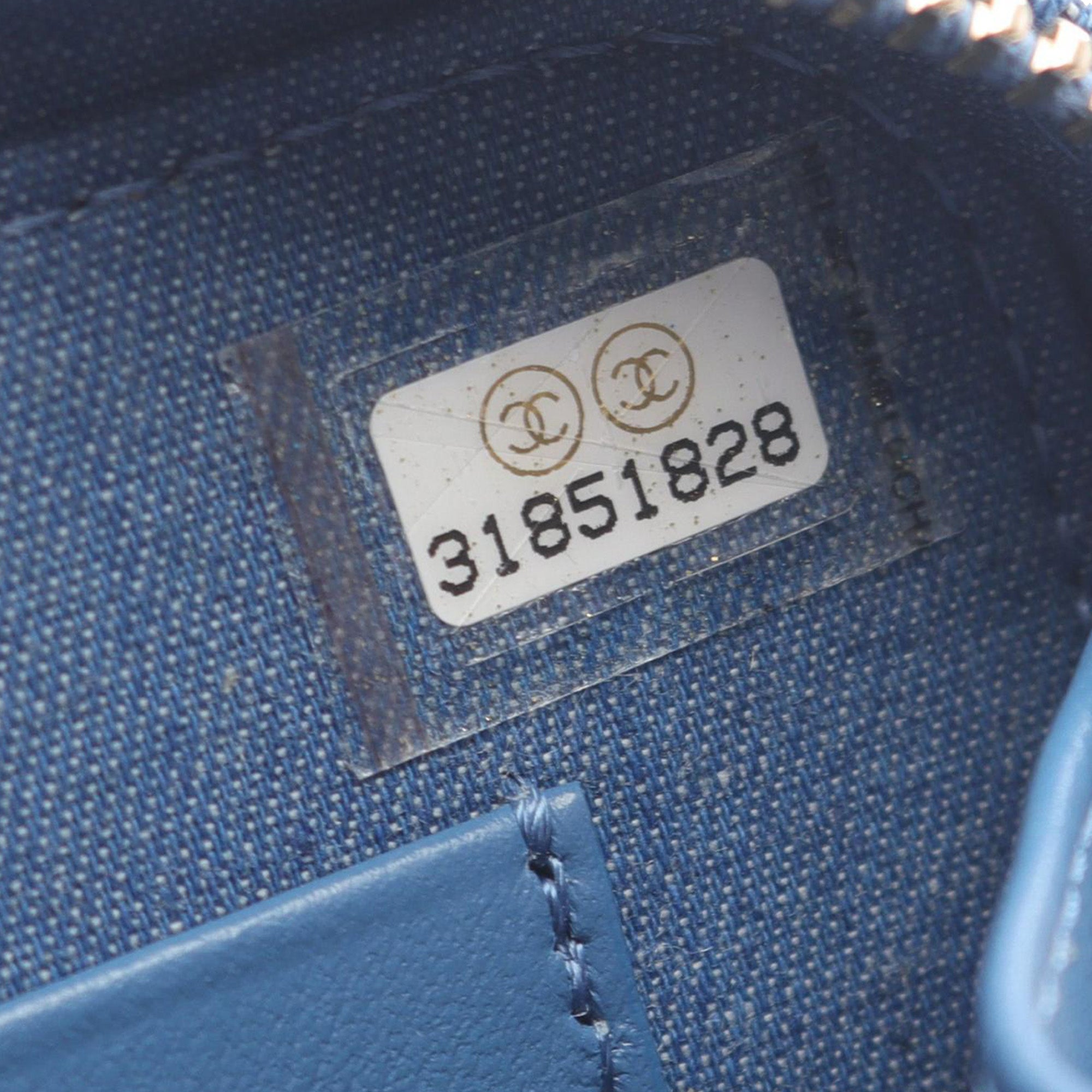 Chanel Quilted Denim Pearl Crush Camera Bag - image 5