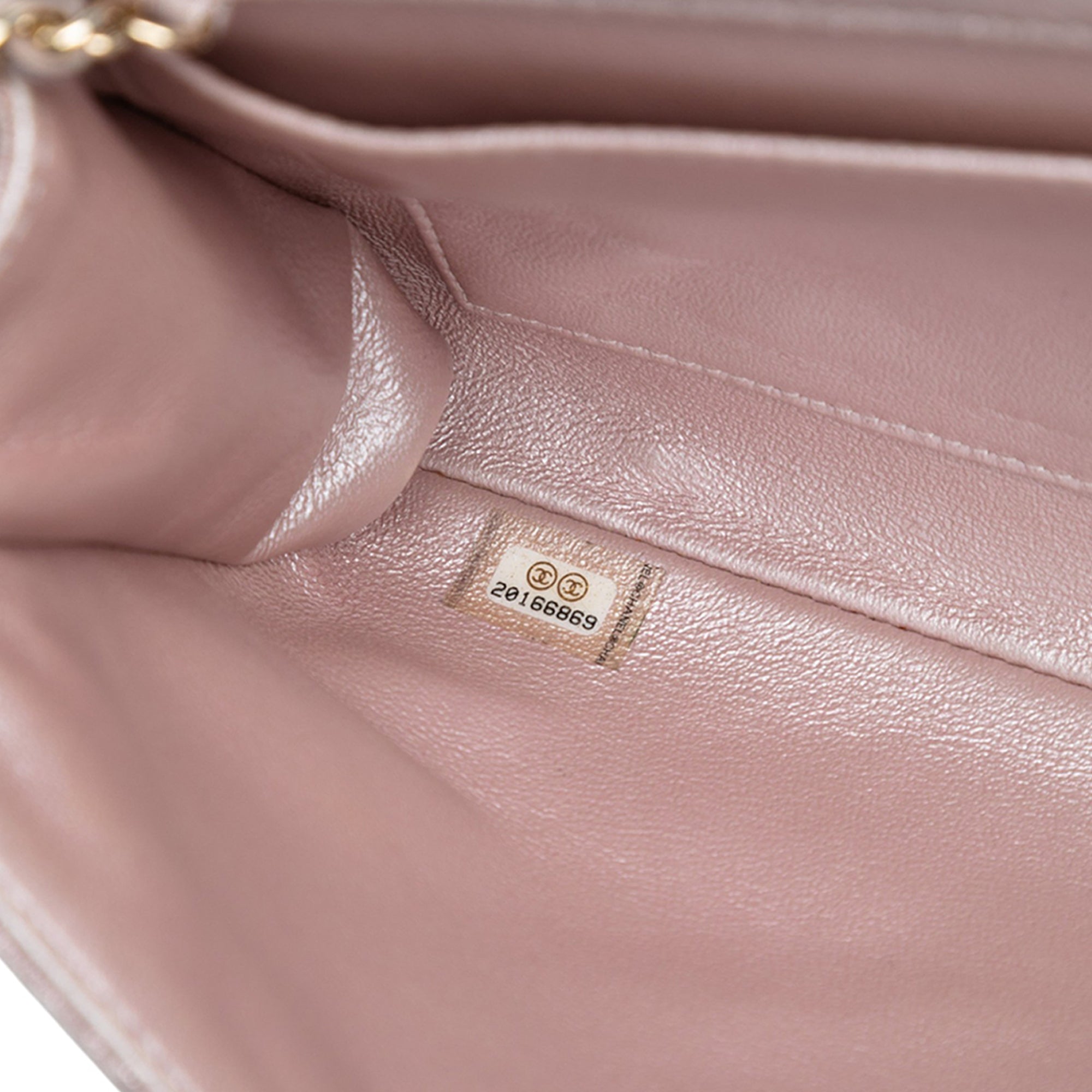 Chanel CC Quilted Iridescent Calfskin Clutch with Chain - image 6
