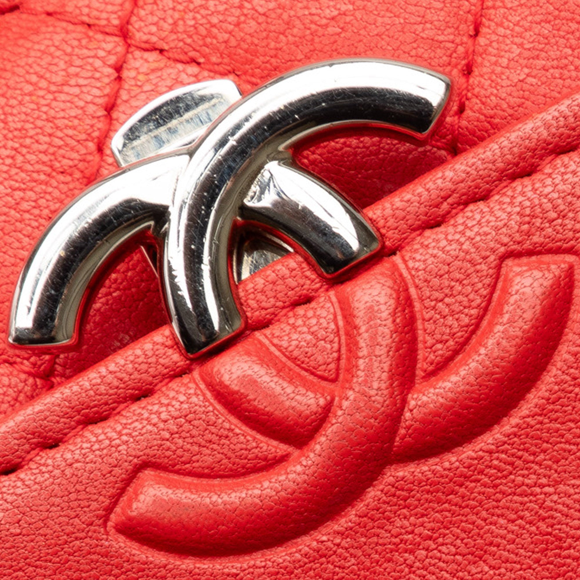 Chanel Grained Calfskin CC Box Wallet On Chain - image 10