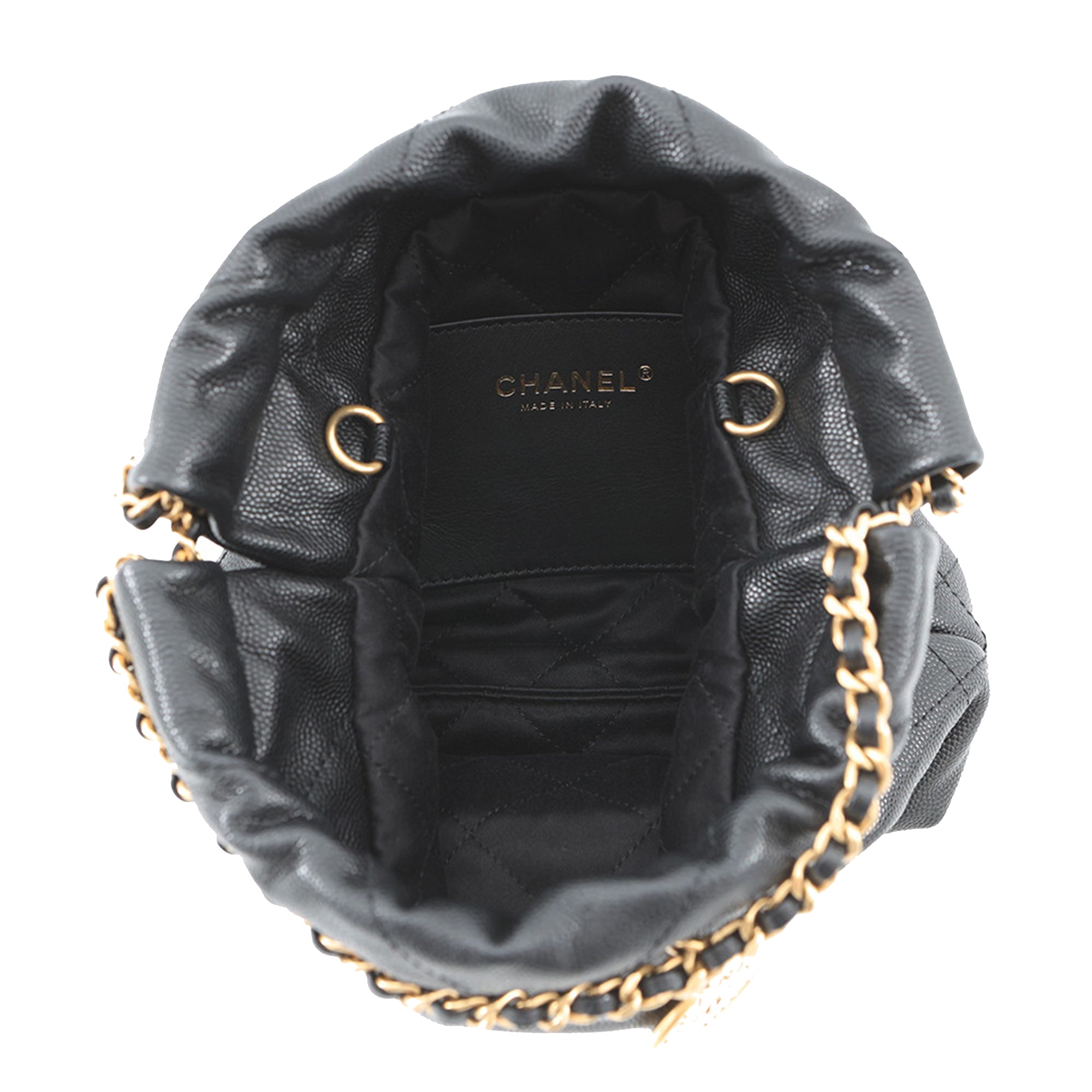 Chanel Mini Shiny Caviar 22 Handbag - image 4