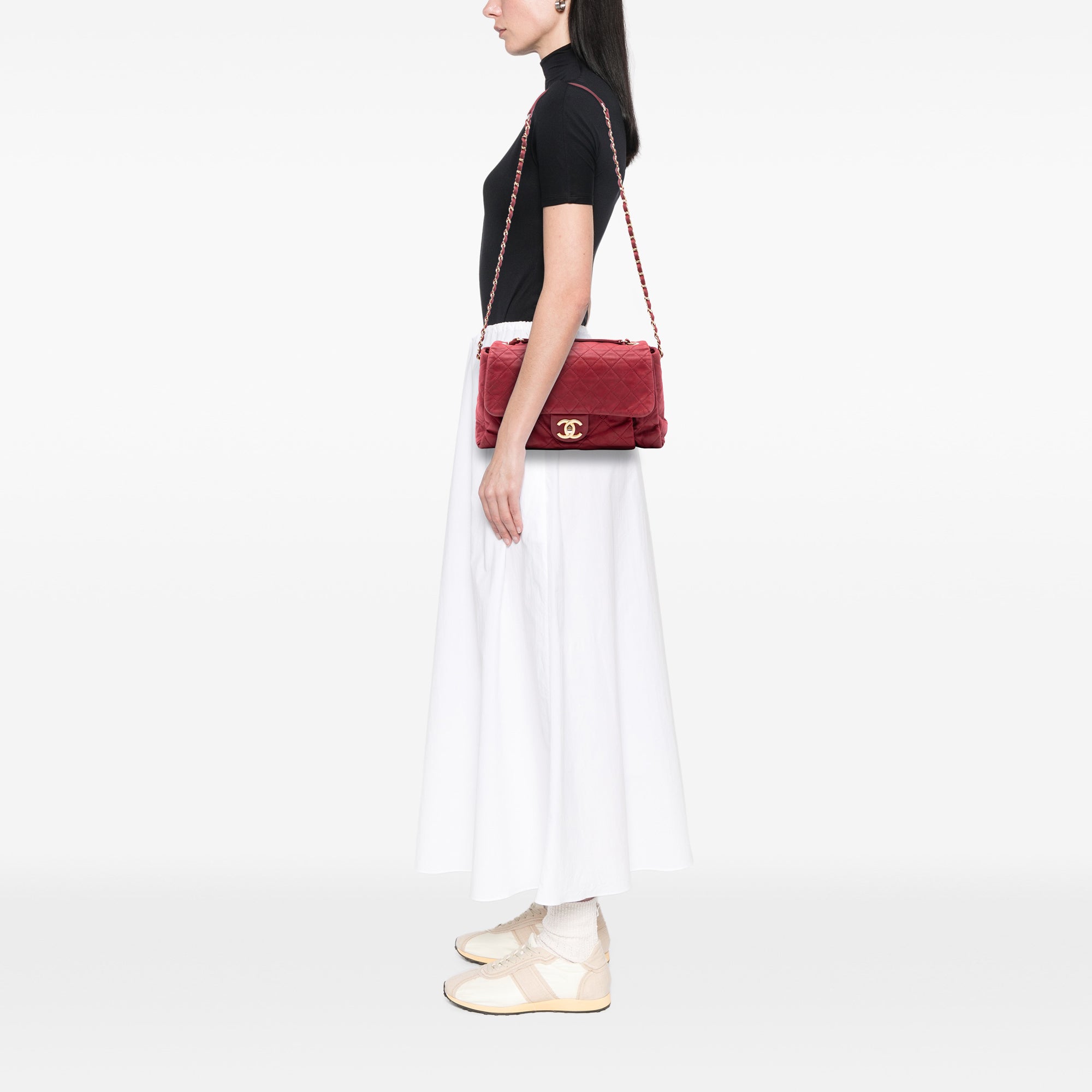 Chanel Large Aged Calfskin Chic Quilt Flap - image 7
