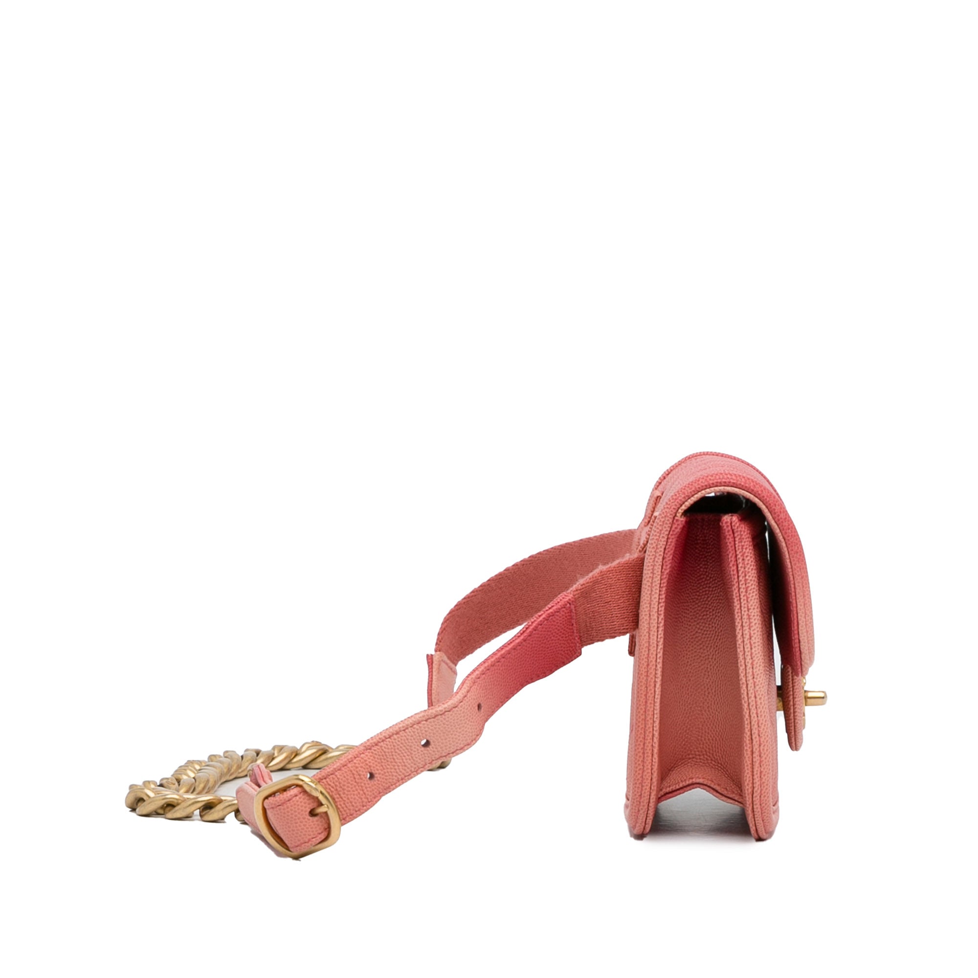 Chanel Quilted Caviar Sunset On The Sea Flap Belt Bag - image 3