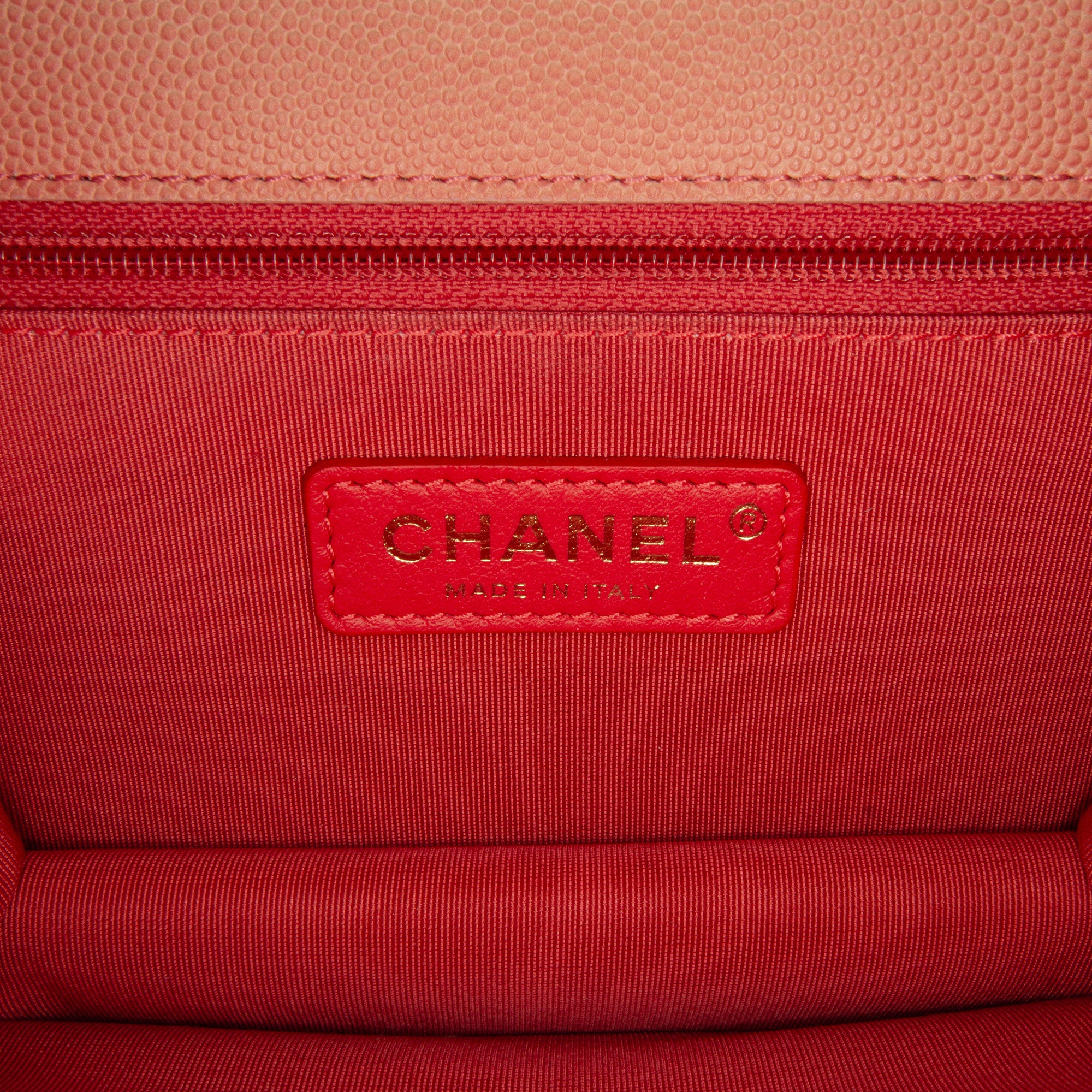 Chanel Quilted Caviar Sunset On The Sea Flap Belt Bag - image 7