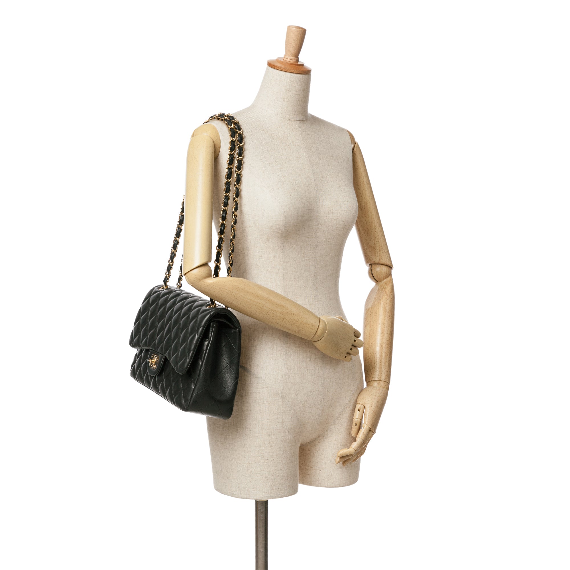 Chanel Jumbo Classic Lambskin Double Flap - image 9