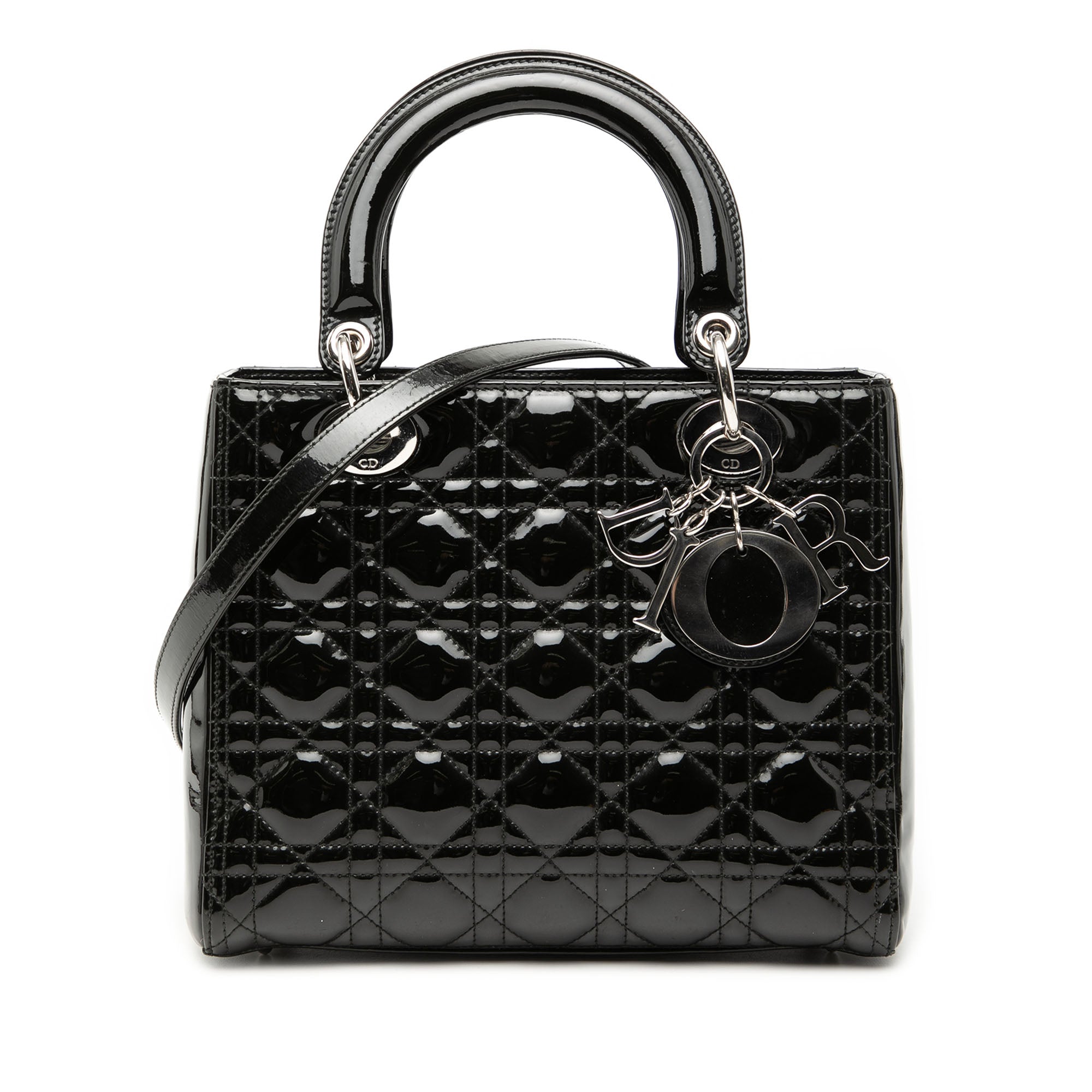 Dior Medium Patent Cannage Lady Dior - image 1