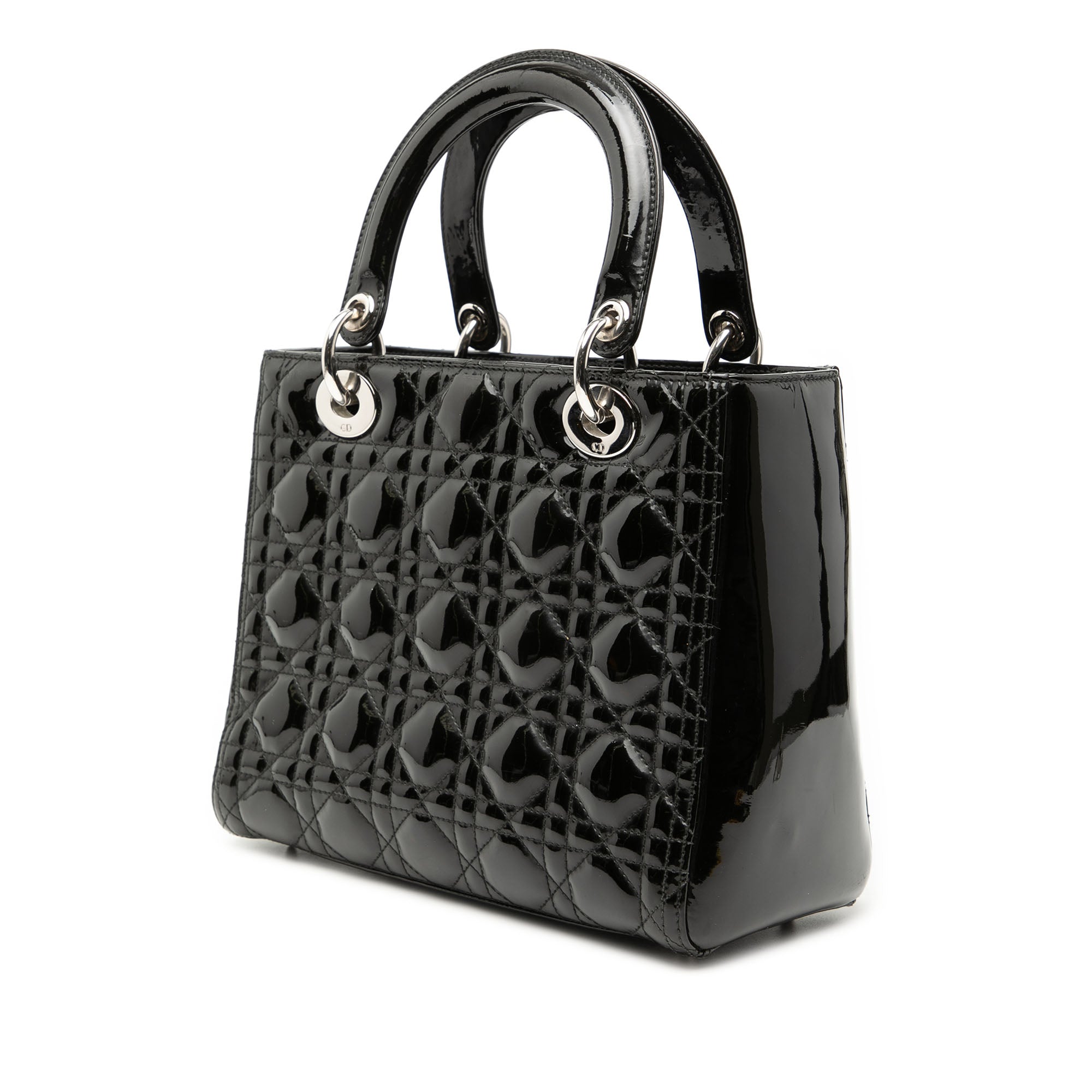 Dior Medium Patent Cannage Lady Dior - image 2