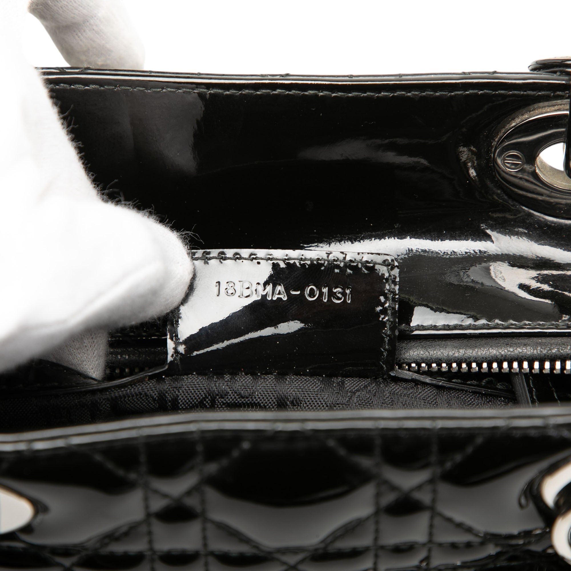 Dior Medium Patent Cannage Lady Dior - image 6