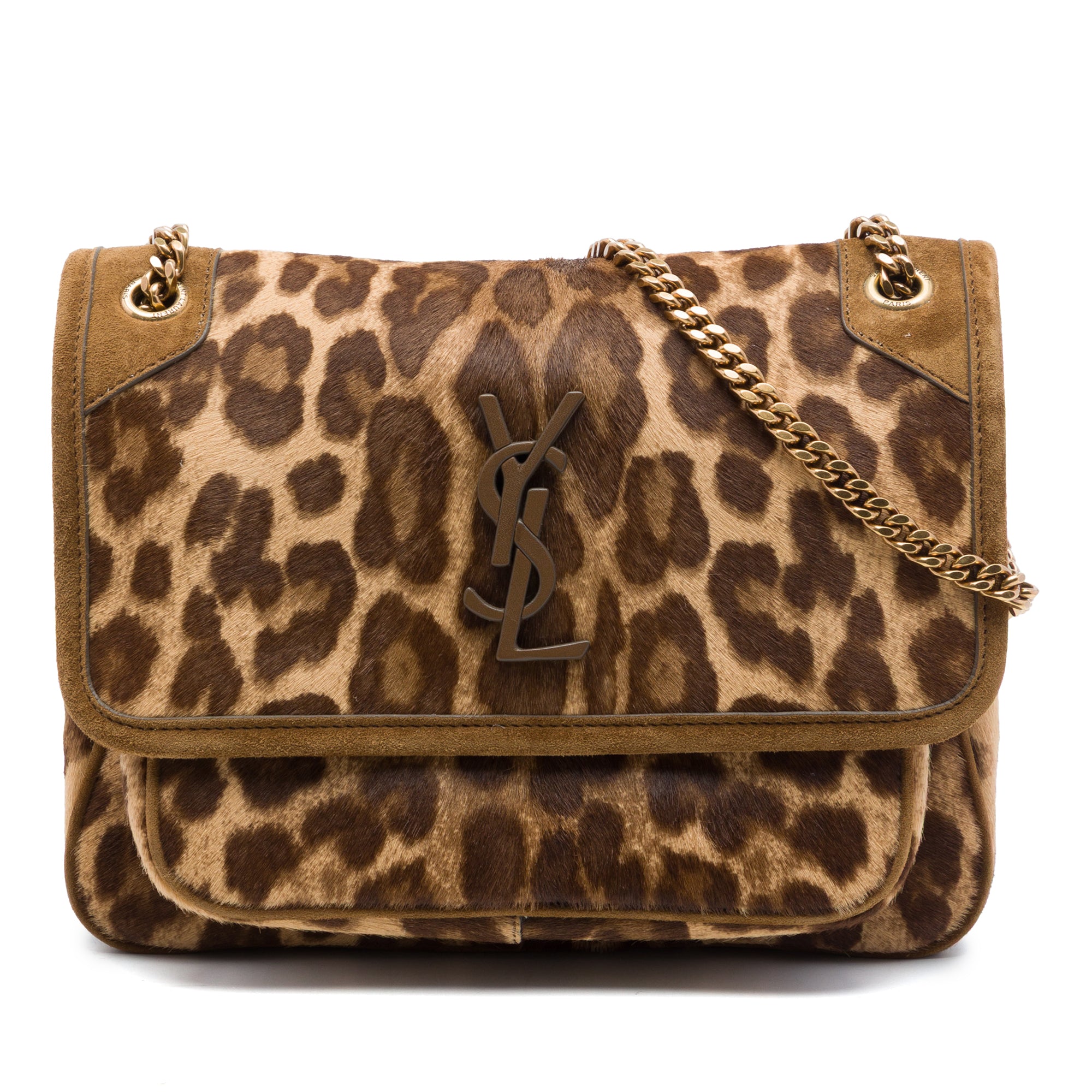 Saint Laurent Baby Pony Hair Leopard Print Niki - image 1
