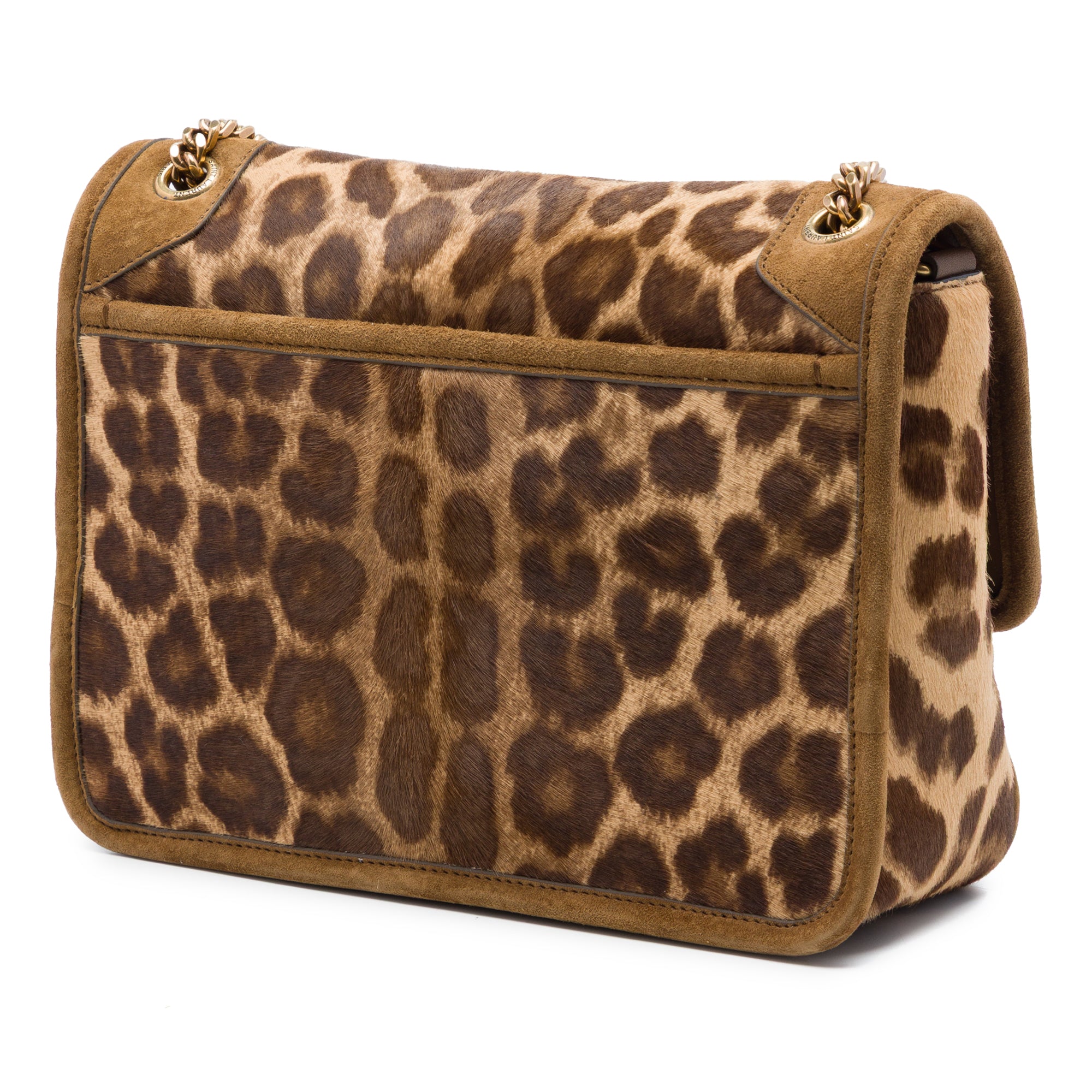 Saint Laurent Baby Pony Hair Leopard Print Niki - image 2