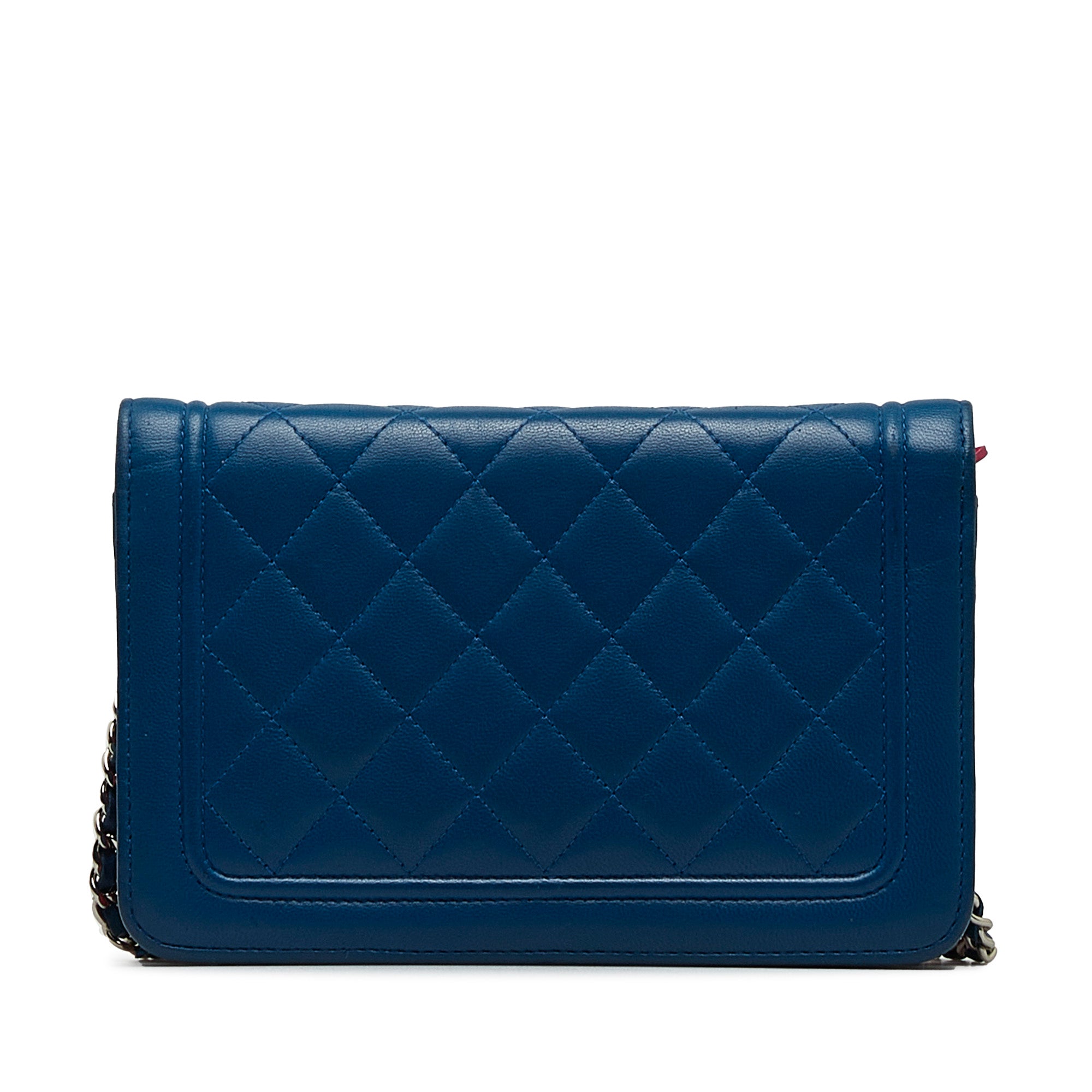 Chanel CC Quilted Lambskin Wallet On Chain - image 3