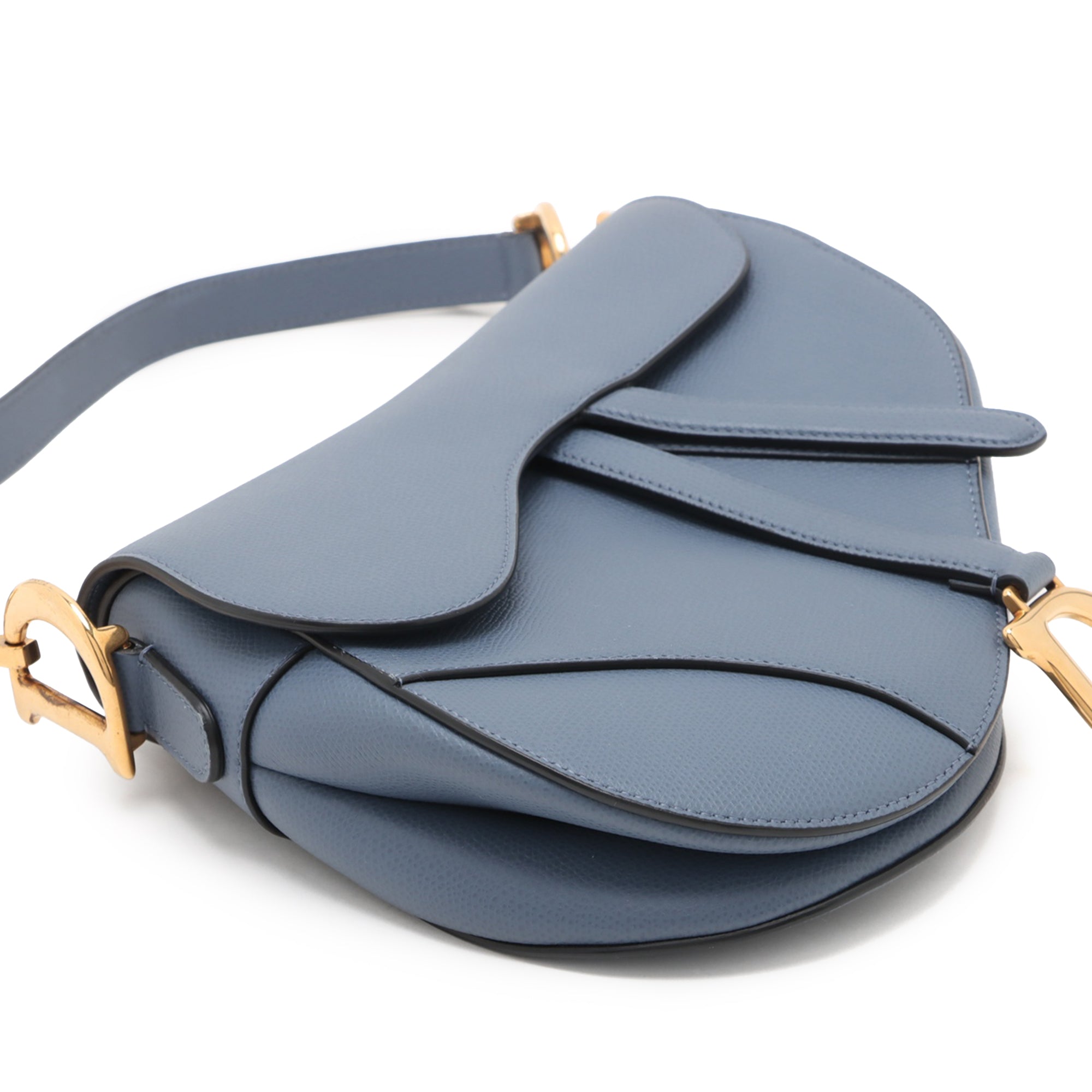 Dior Leather Saddle Bag - image 8
