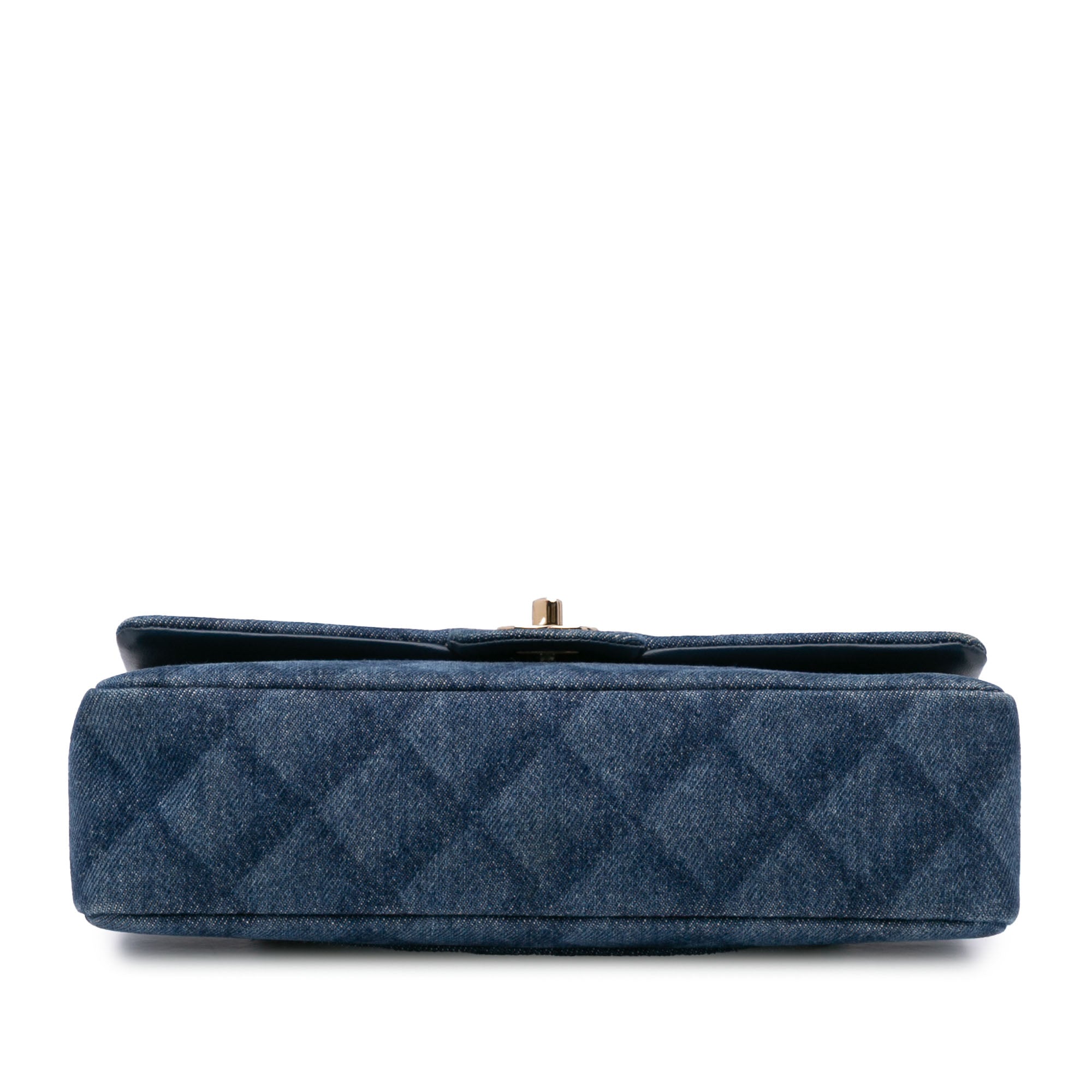 Chanel Medium Classic Printed Denim Double Flap - image 3