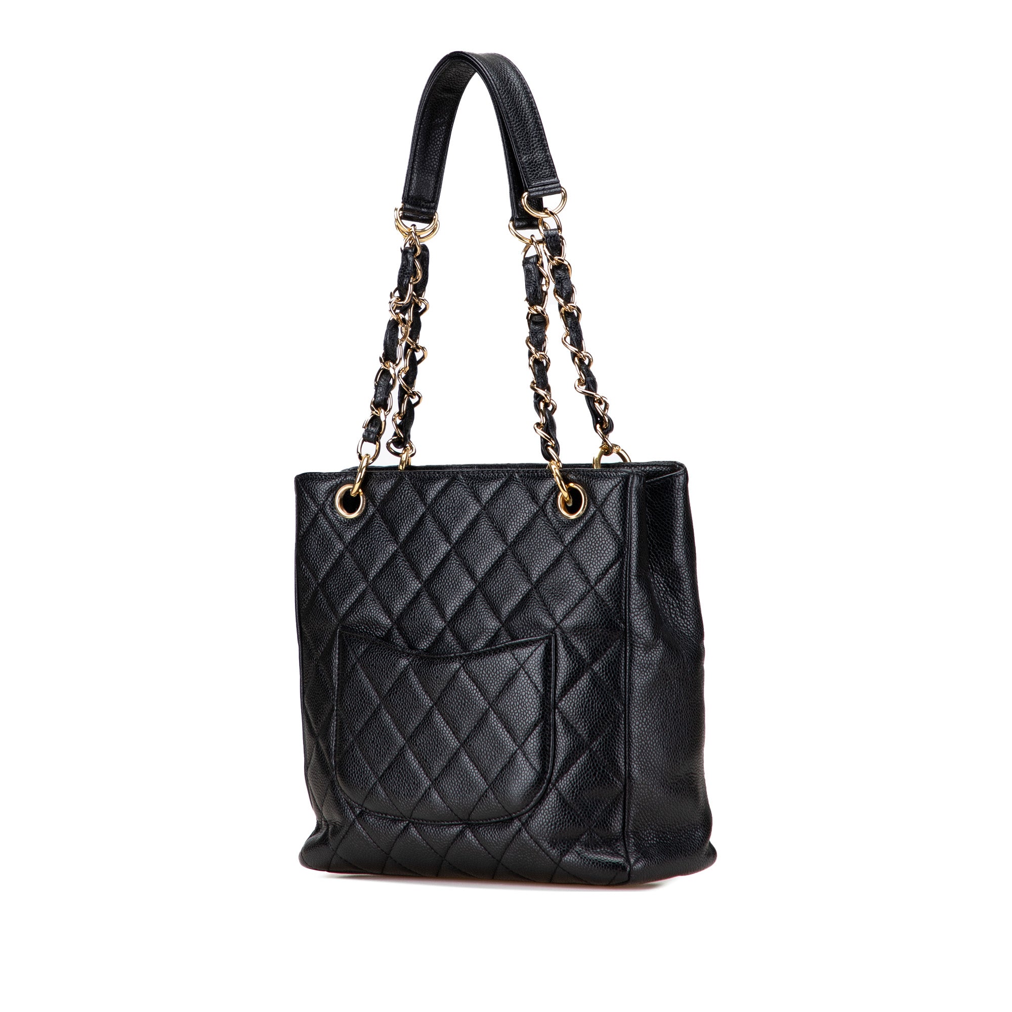 Chanel Caviar Petite Shopping Tote - image 2