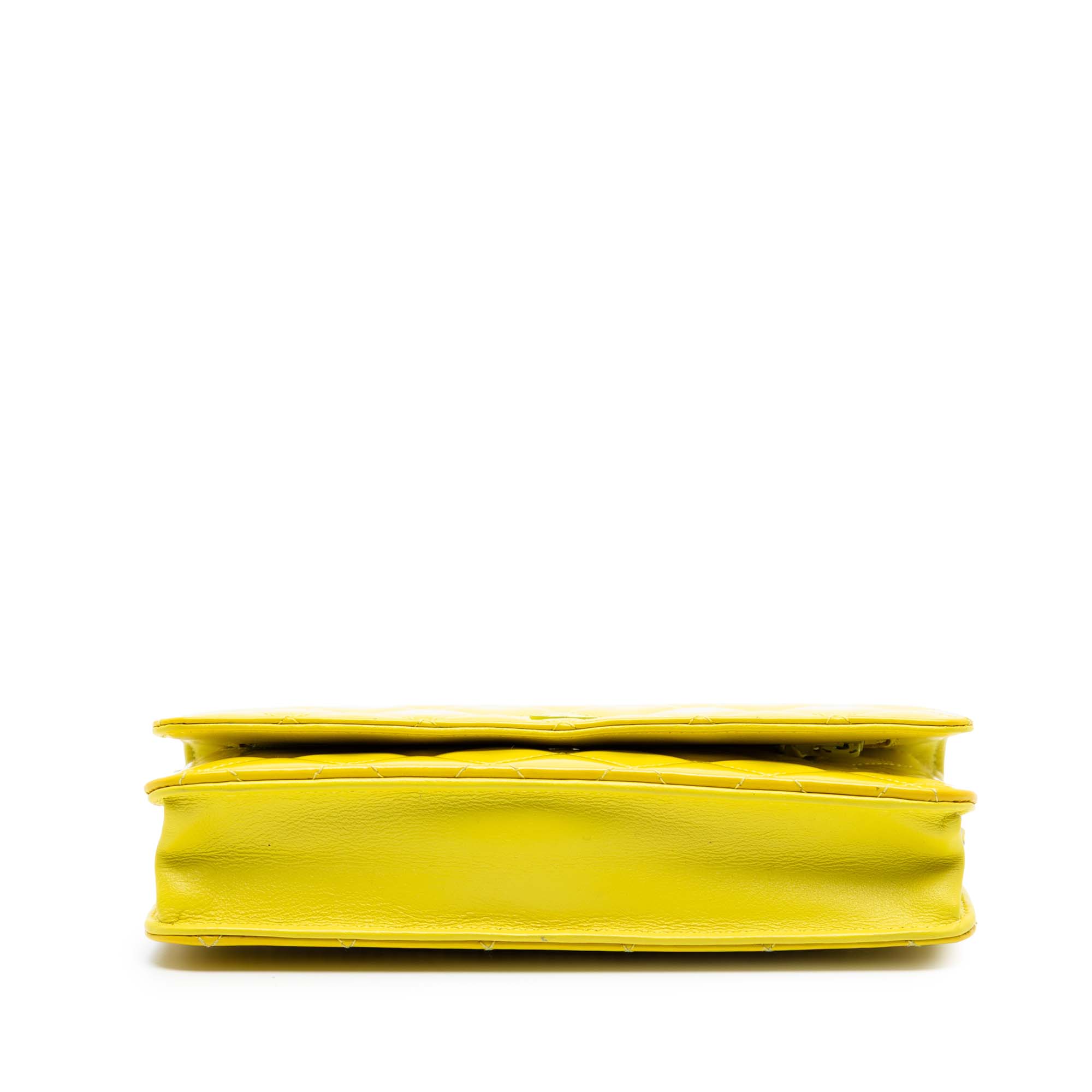 Chanel CC Quilted Patent Wallet On Chain - image 3