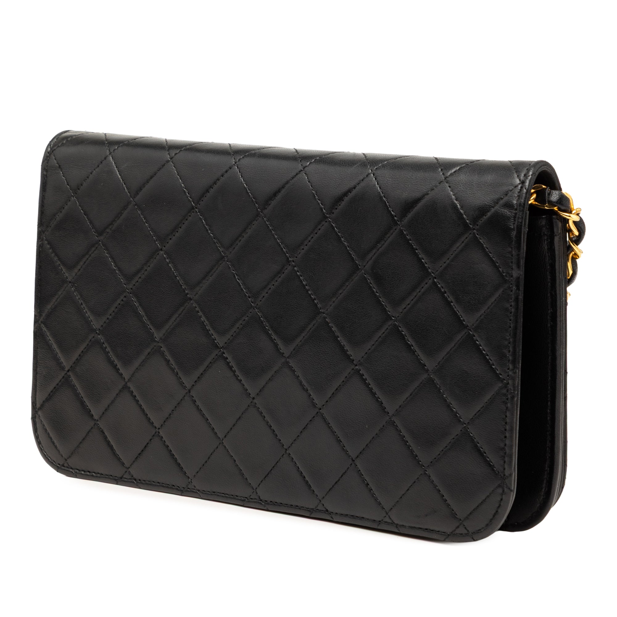 Chanel CC Quilted Lambskin Full Single Flap - image 2