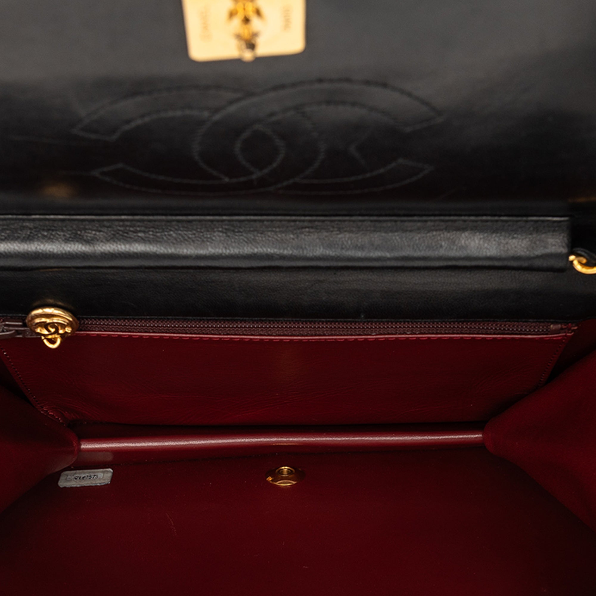 Chanel CC Quilted Lambskin Full Single Flap - image 4
