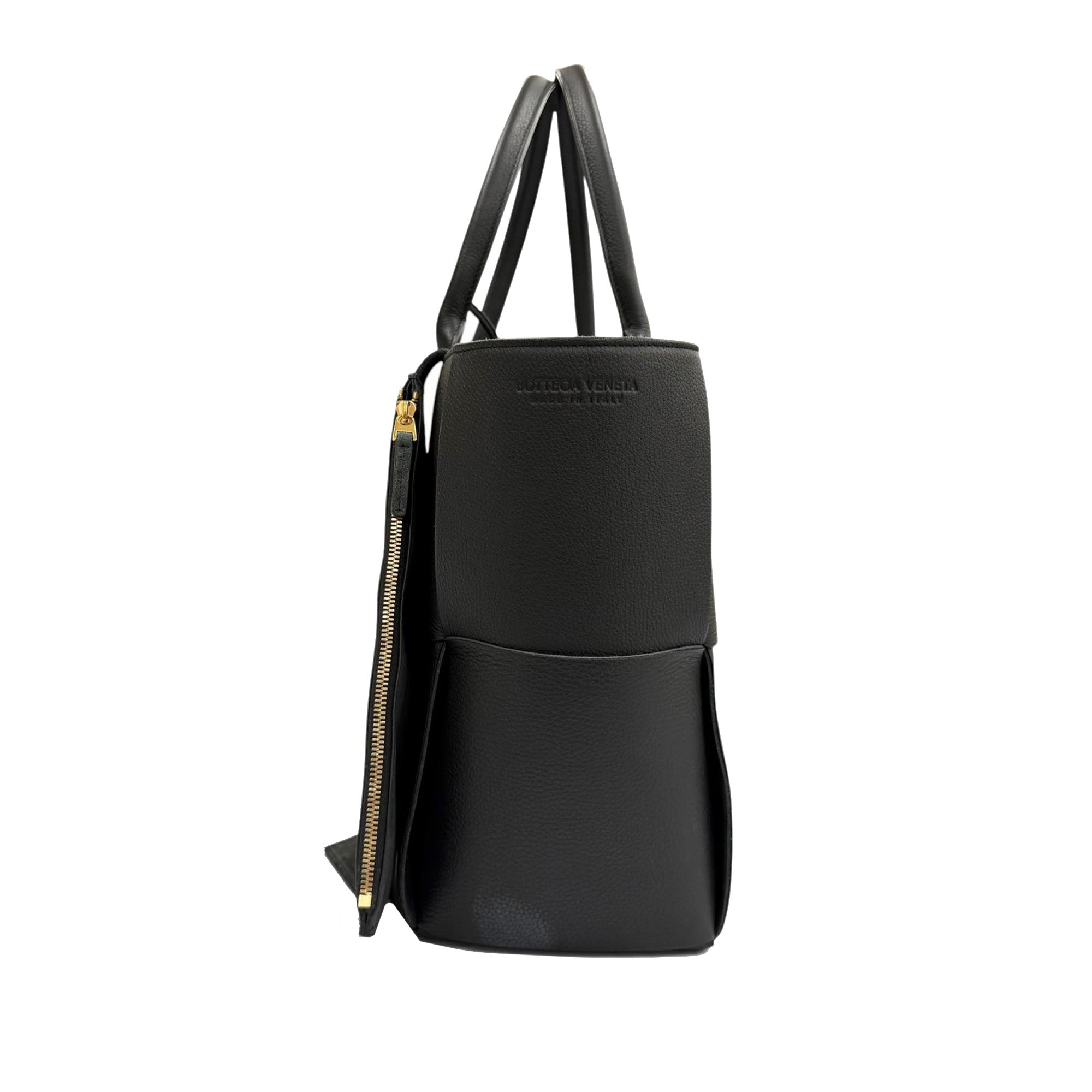 Bottega Veneta Medium Grained Calfskin Maxi Intrecciato Arco Tote - image 2