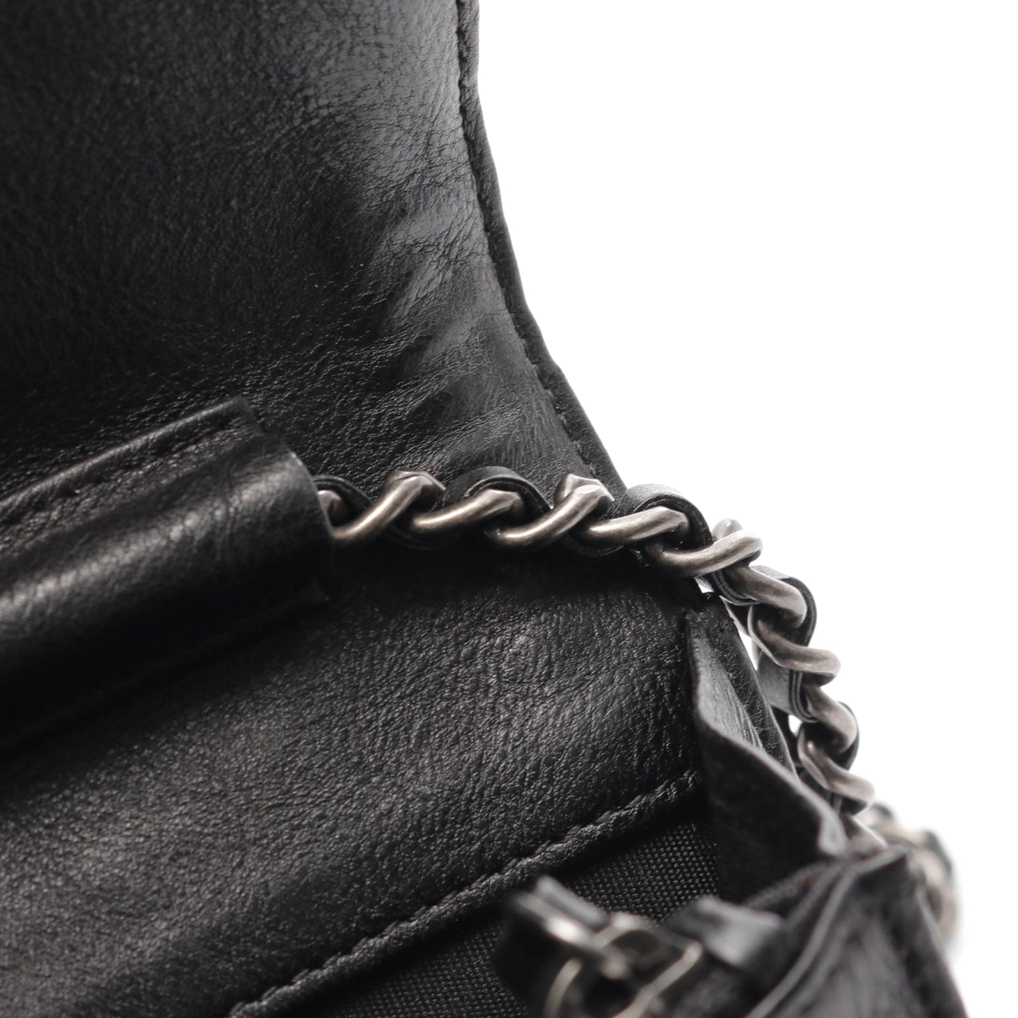 Chanel Quilted Calfskin Chain Around Boy Wallet On Chain - image 8