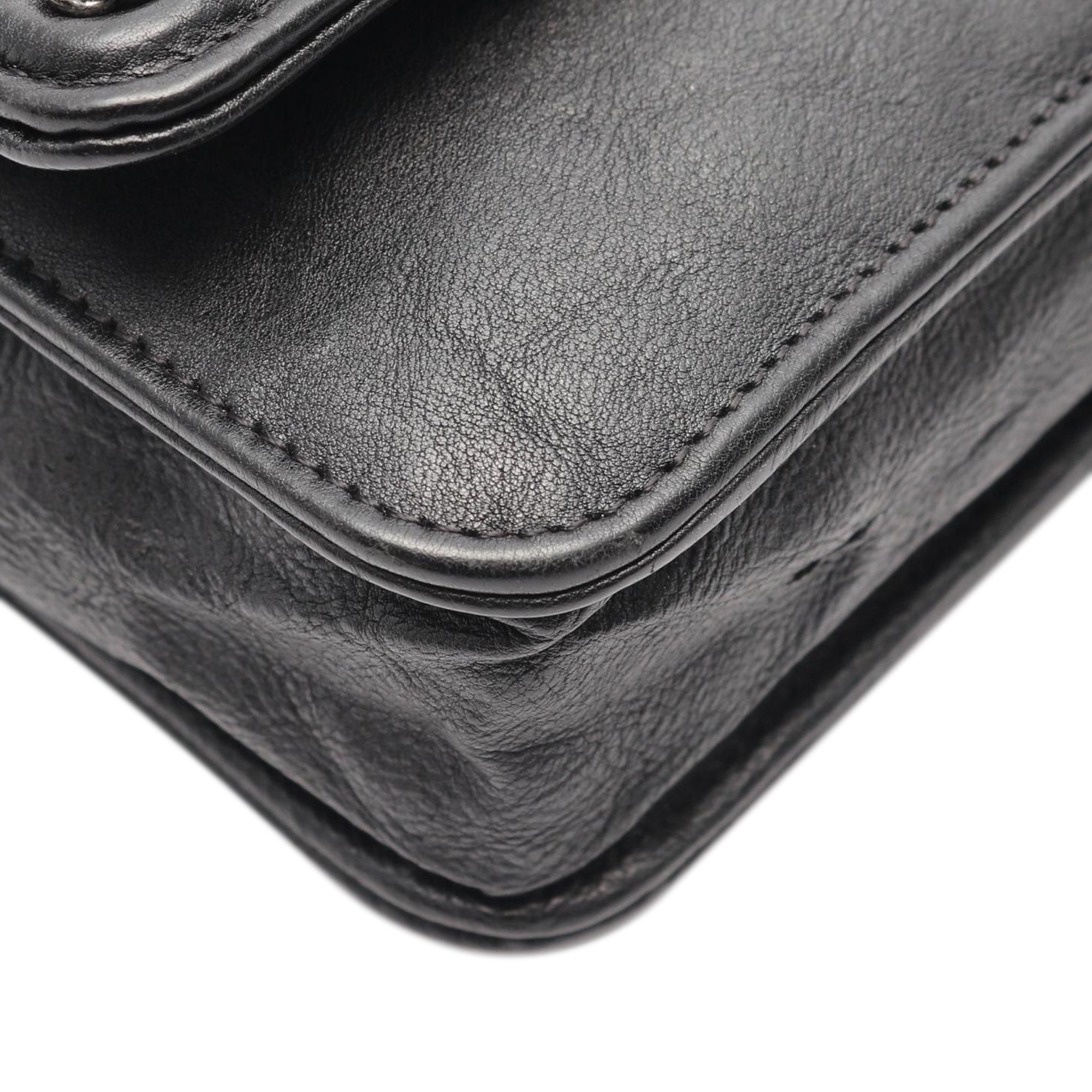 Chanel Quilted Calfskin Chain Around Boy Wallet On Chain - image 9