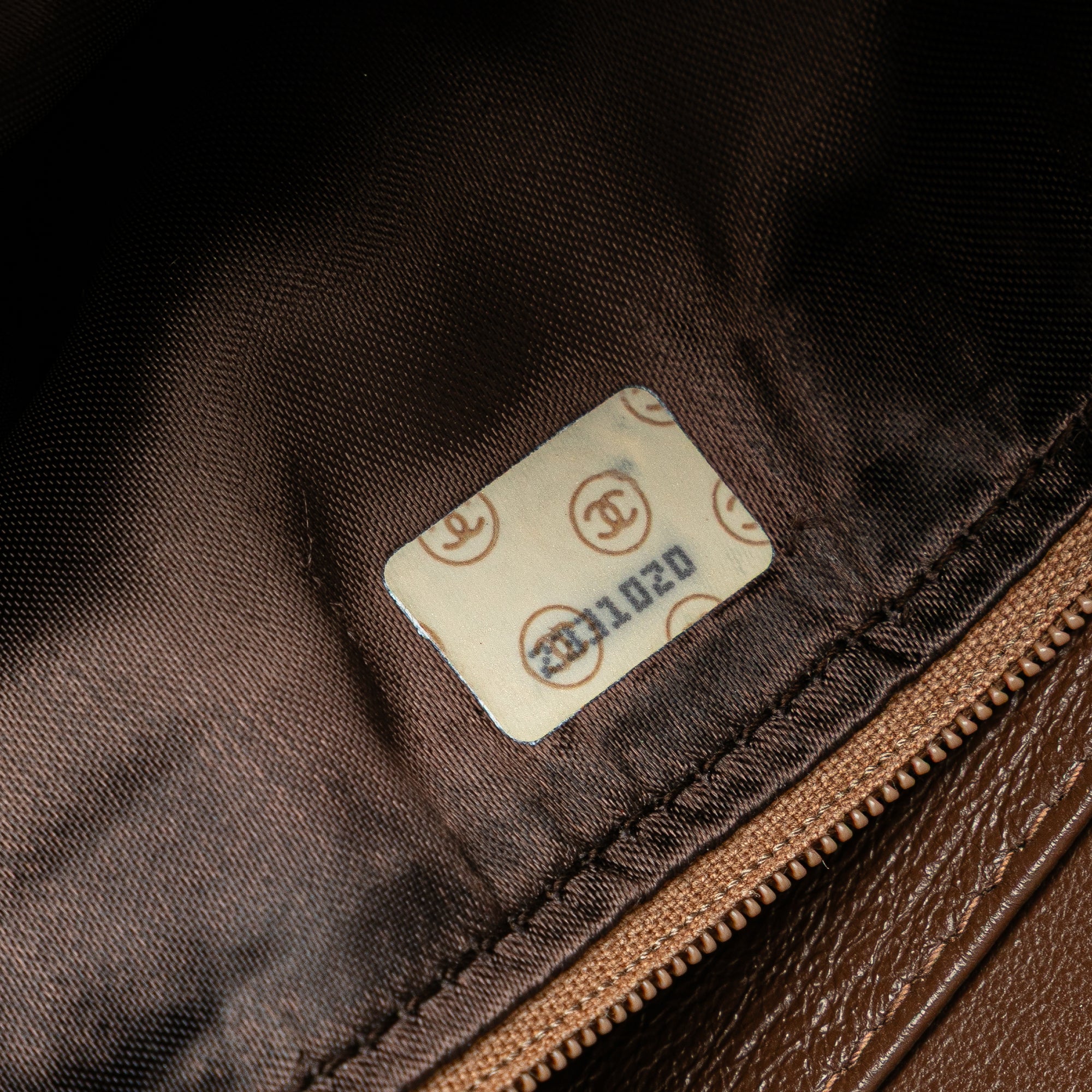 Chanel CC Diagonal Quilted Metallic Lambskin Camera Bag - image 6