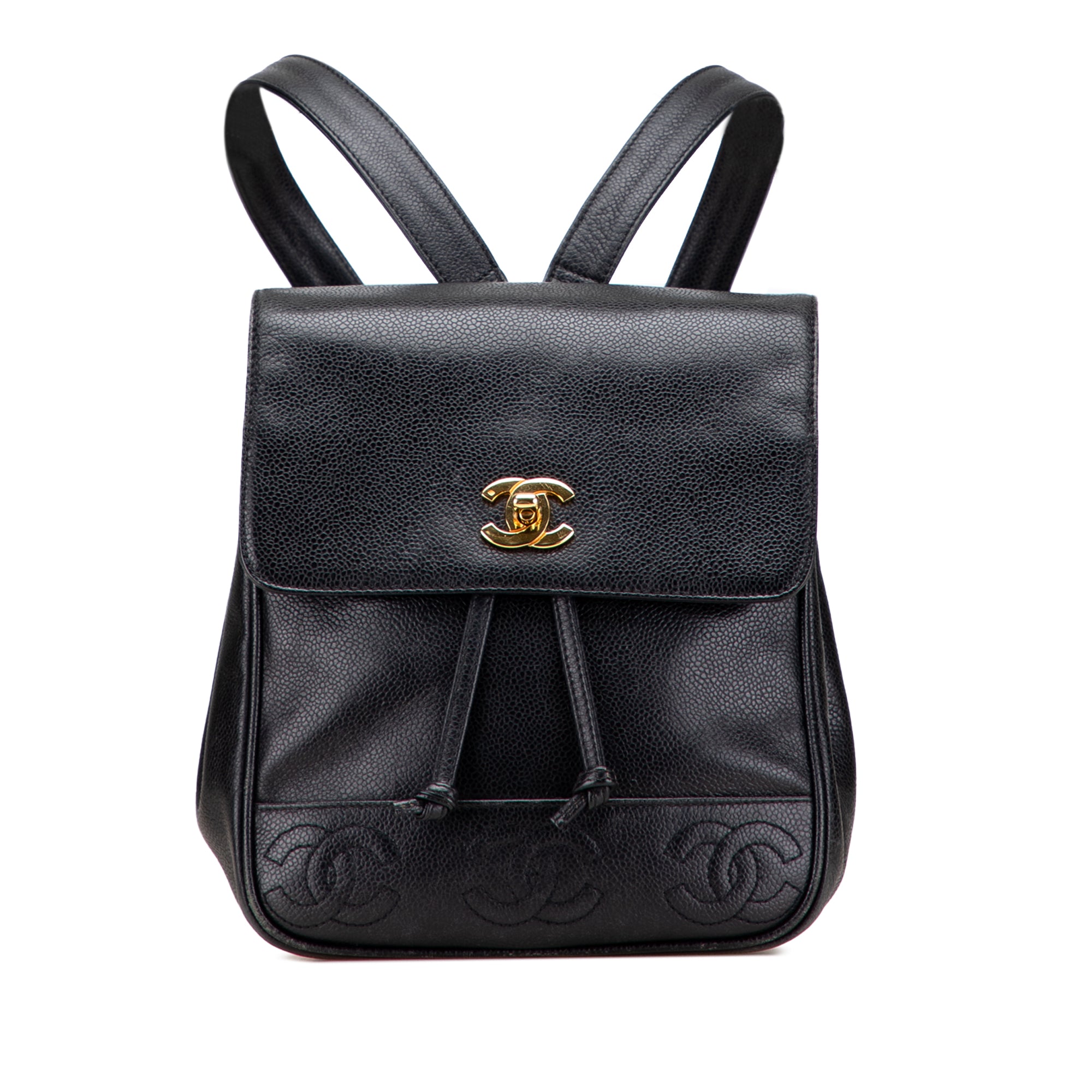 Chanel Caviar Triple CC Backpack - image 1