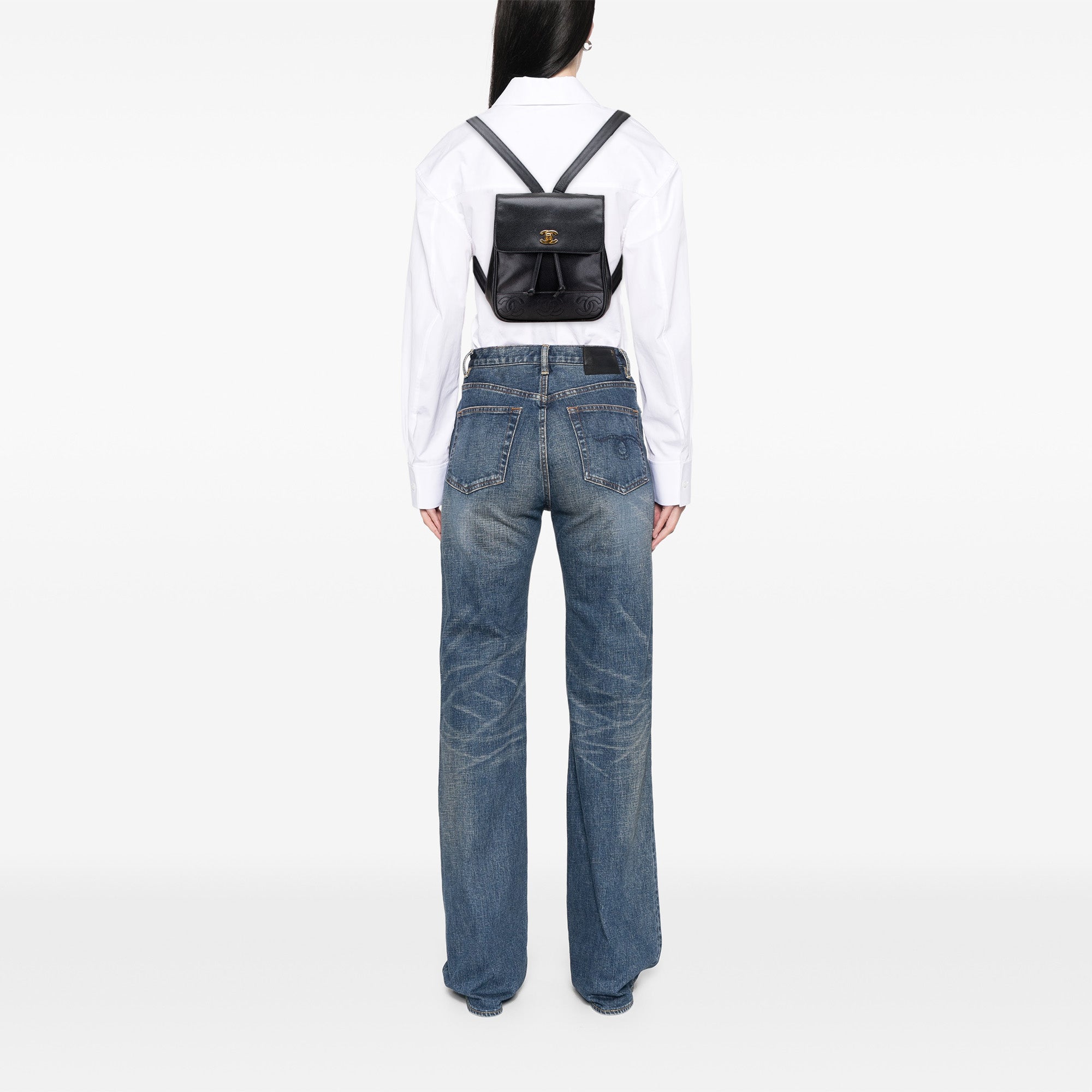 Chanel Caviar Triple CC Backpack - image 10