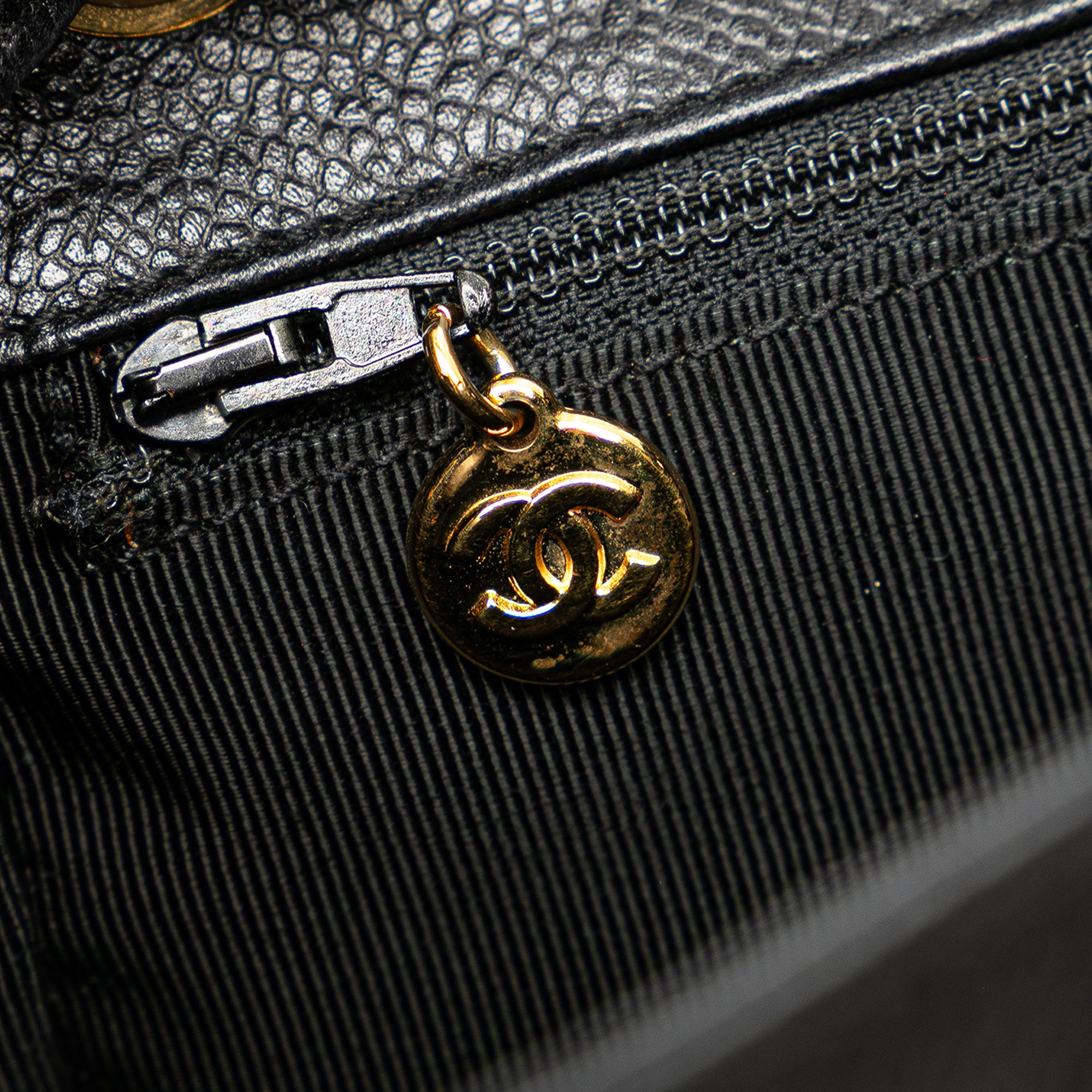 Chanel Caviar Triple CC Backpack - image 7