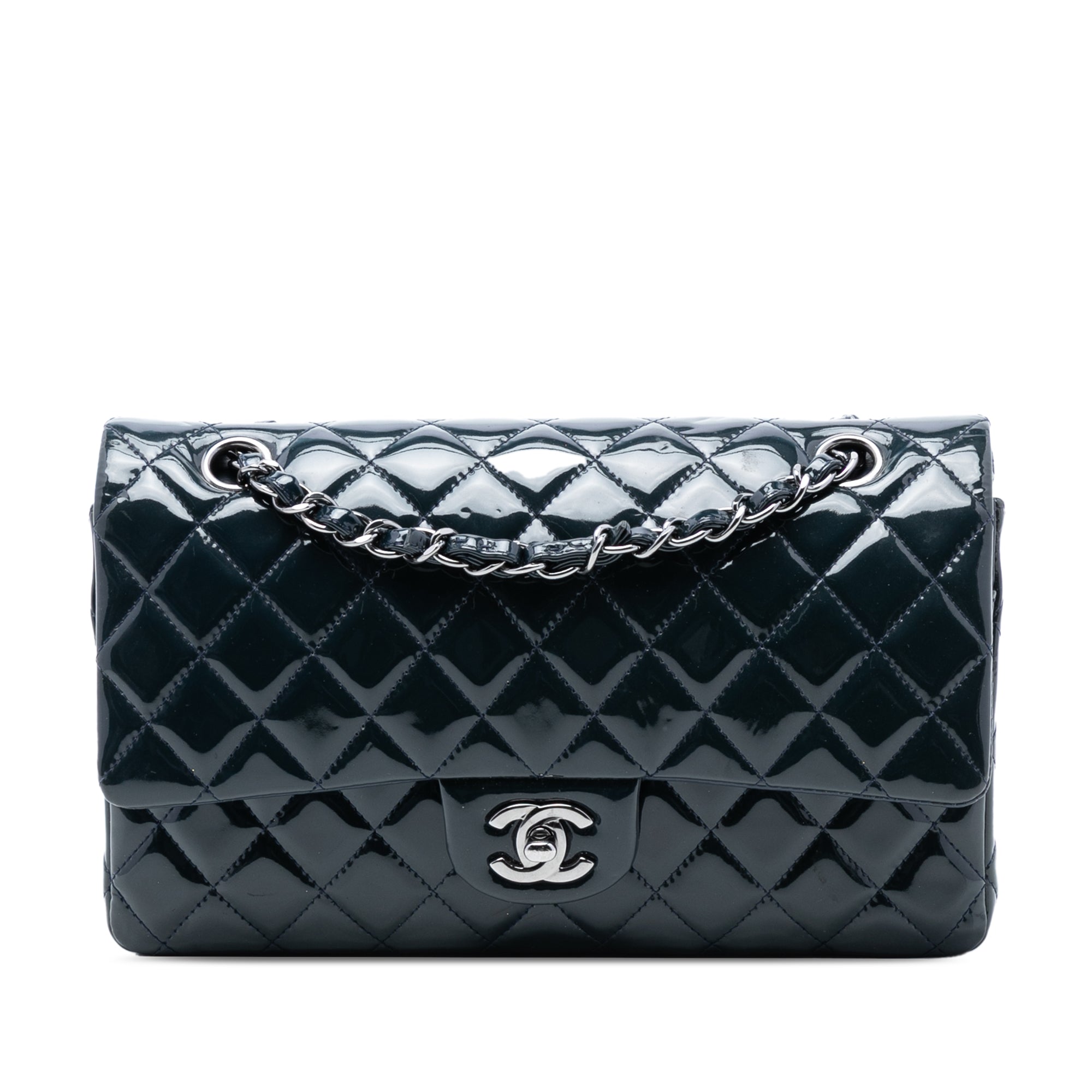 Chanel Medium Classic Patent Double Flap - image 1