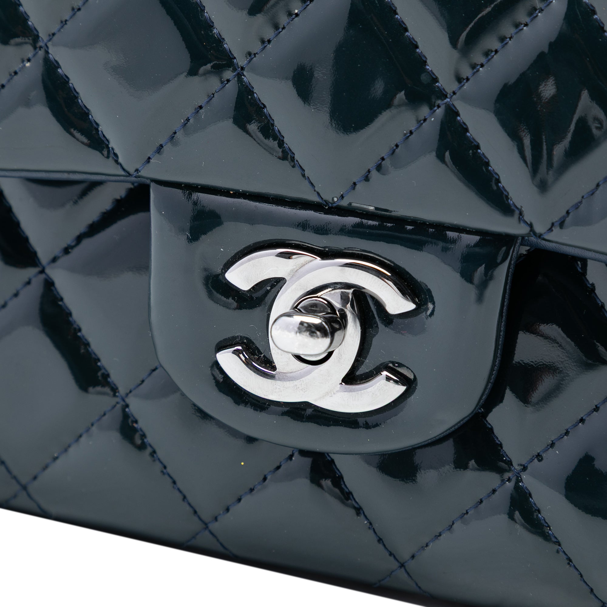 Chanel Medium Classic Patent Double Flap - image 6